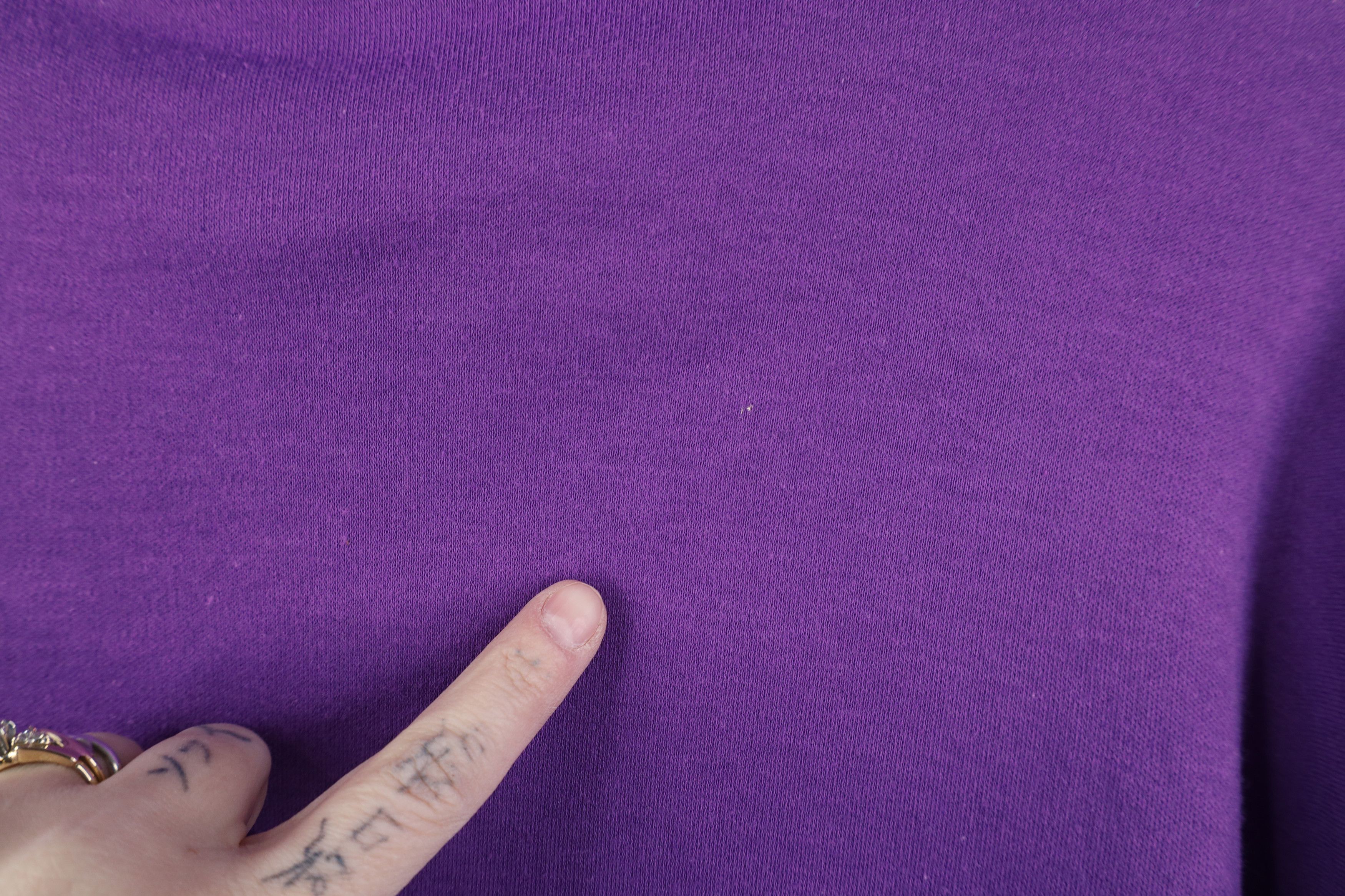 Vintage Vintage 90s Streetwear Long Sleeve Turtleneck T-Shirt Purple Size XL / US 12-14 / IT 48-50 - 9 Thumbnail