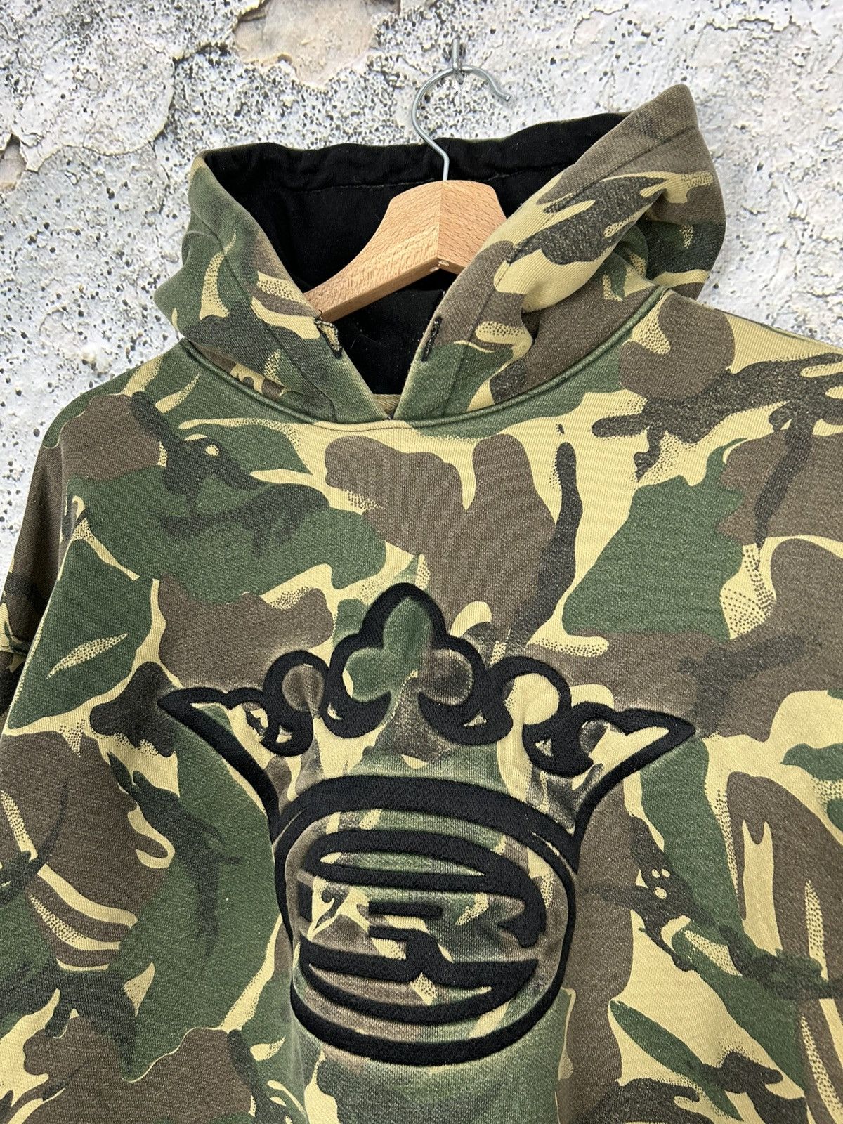 Vintage Royal Vintage Camo Baggy Hoodie Rap Skate Streetwear 90s Size US XXL / EU 58 / 5 - 3 Thumbnail