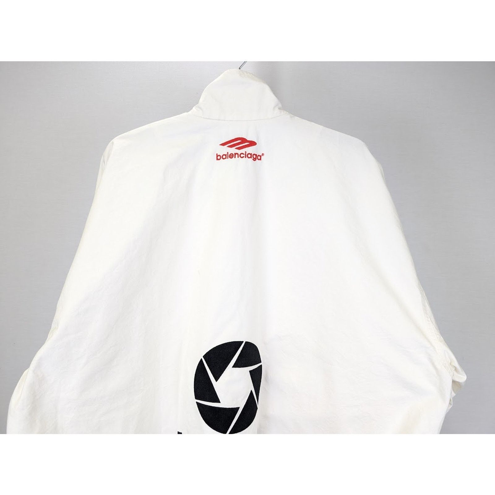 Balenciaga o1rshd1 Micro Cotton Canvas Top League Tracksuit Jacket Size US XXS / EU 40 - 14 Thumbnail