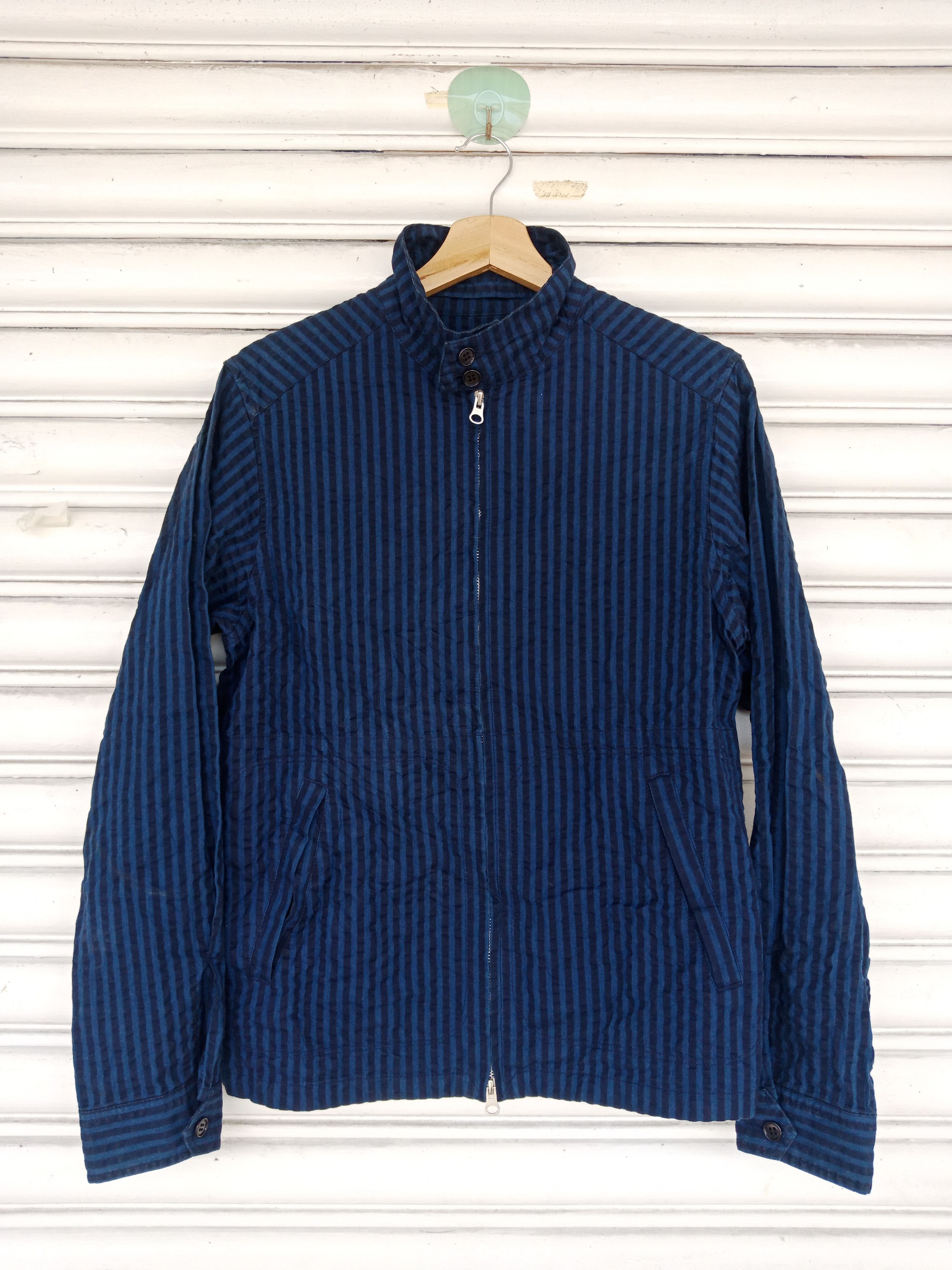 Issey Miyake CDZ Striped Wrinkled