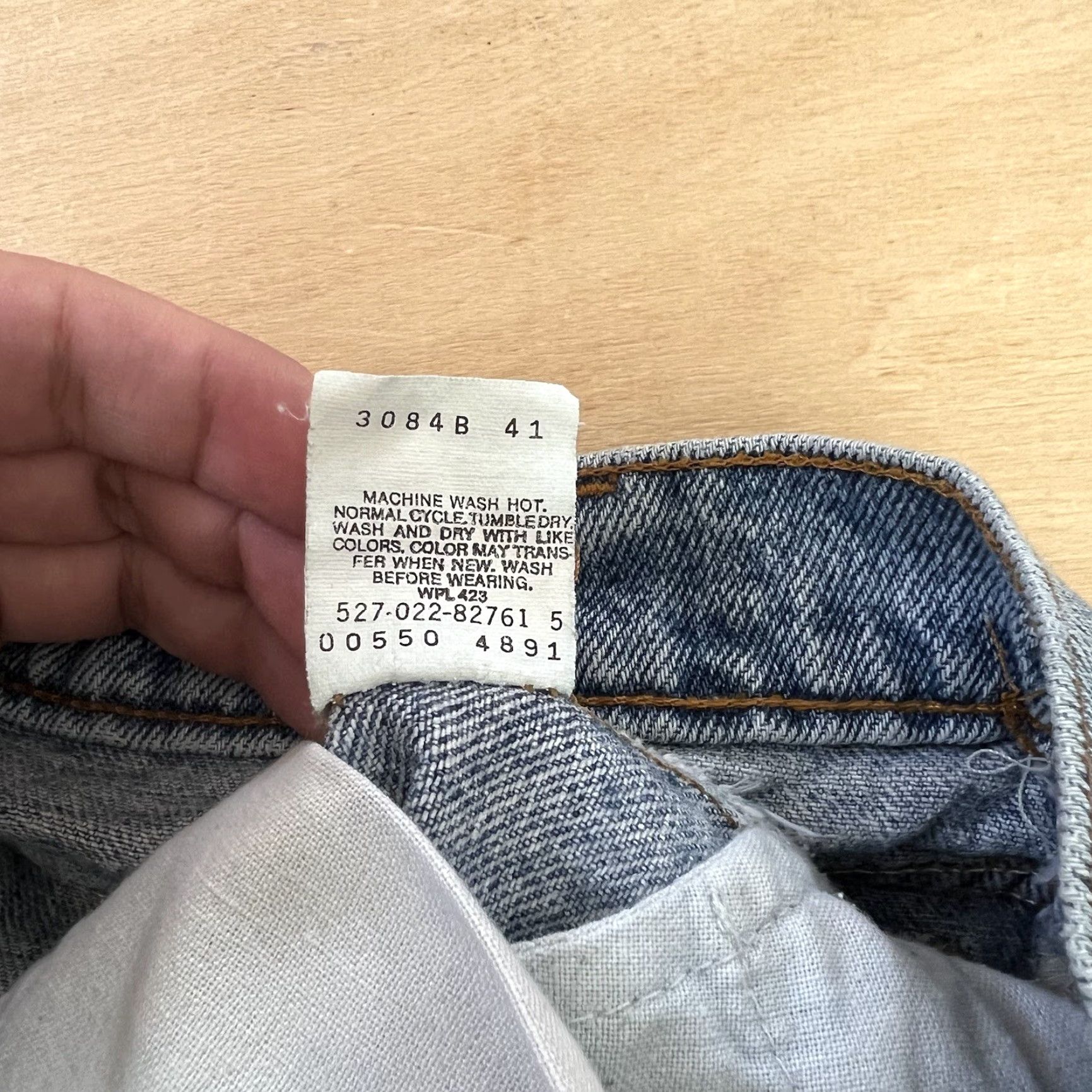 Levi's Vintage Levis 550 Jeans 32 Blue 90s Western USA Levi's Silvertab Straight Denim Jeans Mens ID:32x29 Size US 32 / EU 48 - 5 Thumbnail