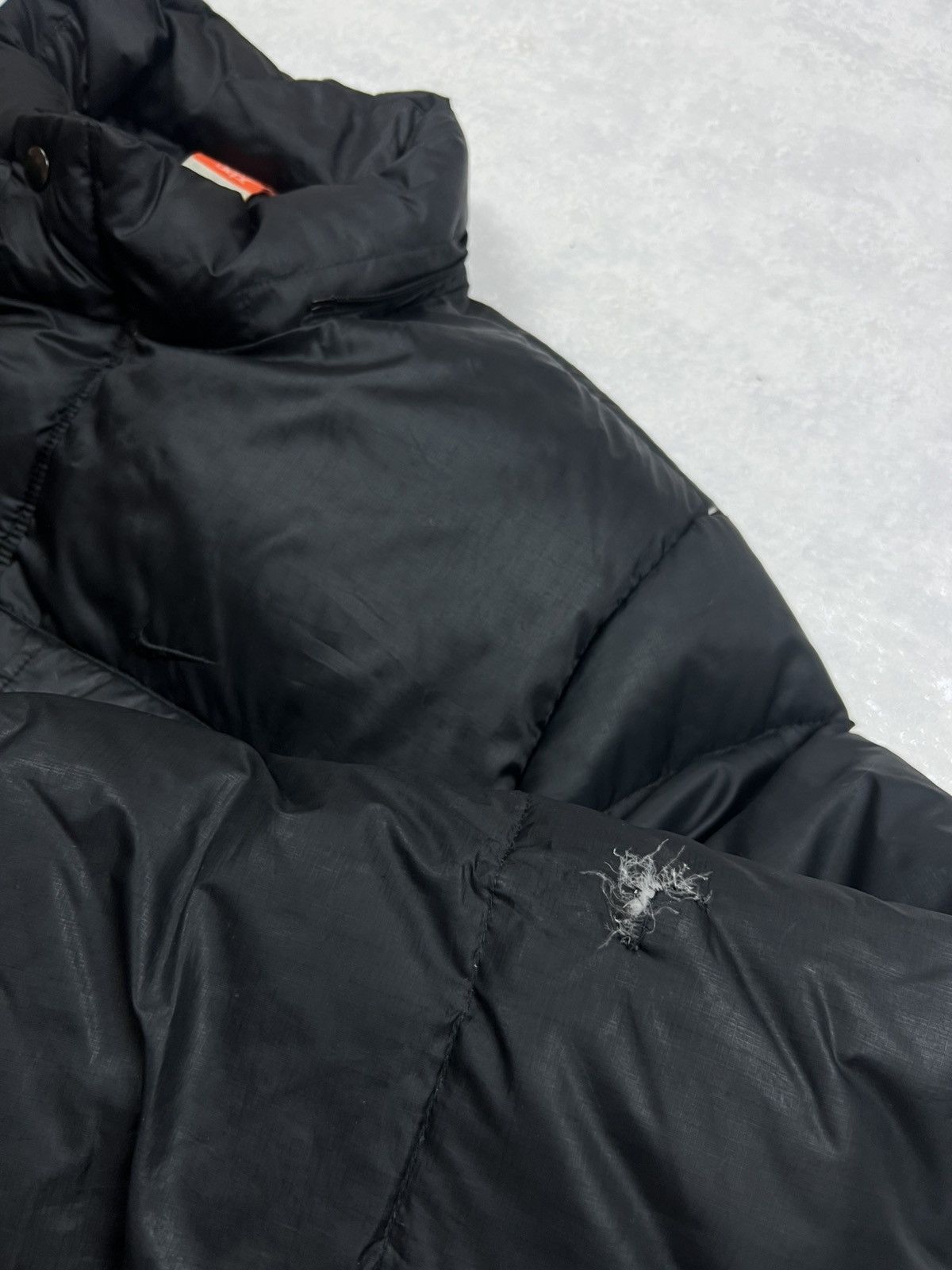 Nike 00s Nike Swoosh Vintage Drill Oversized Puffer Down Jacket Size US XL / EU 56 / 4 - 6 Thumbnail