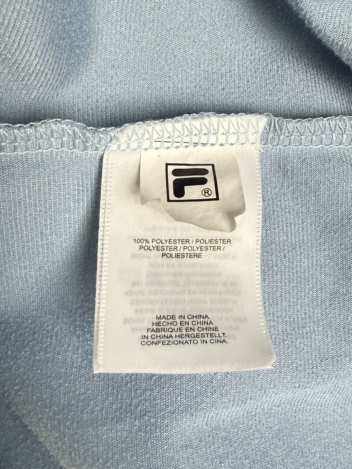 Fila Fila x 80s Casuals Terrinda MK3 Pro Badge Track Top Sky Blue Size US L / EU 52-54 / 3 - 8 Thumbnail