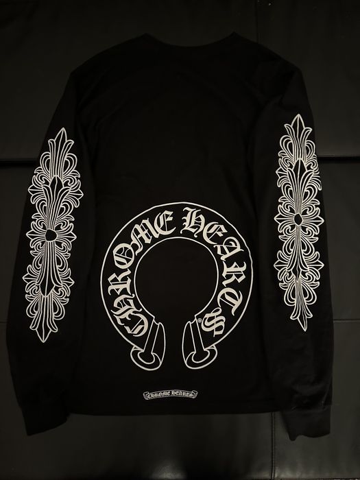 Chrome Hearts Chrome hearts horse shoe long sleeve | Grailed