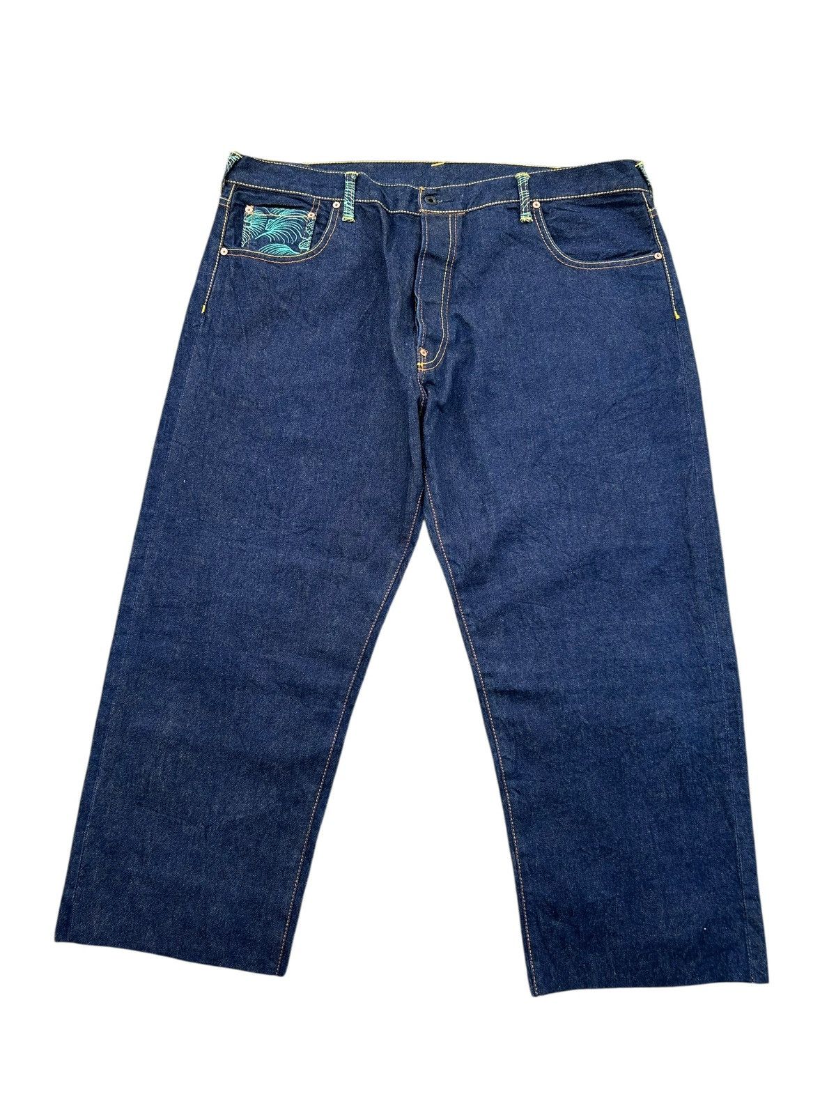 Japanese Brand × Kapital × RMC Jeans Red Monkey Company RMC Martin Ksohoh Distressed Denim Jeans Size US 42 / EU 58 - 4 Thumbnail