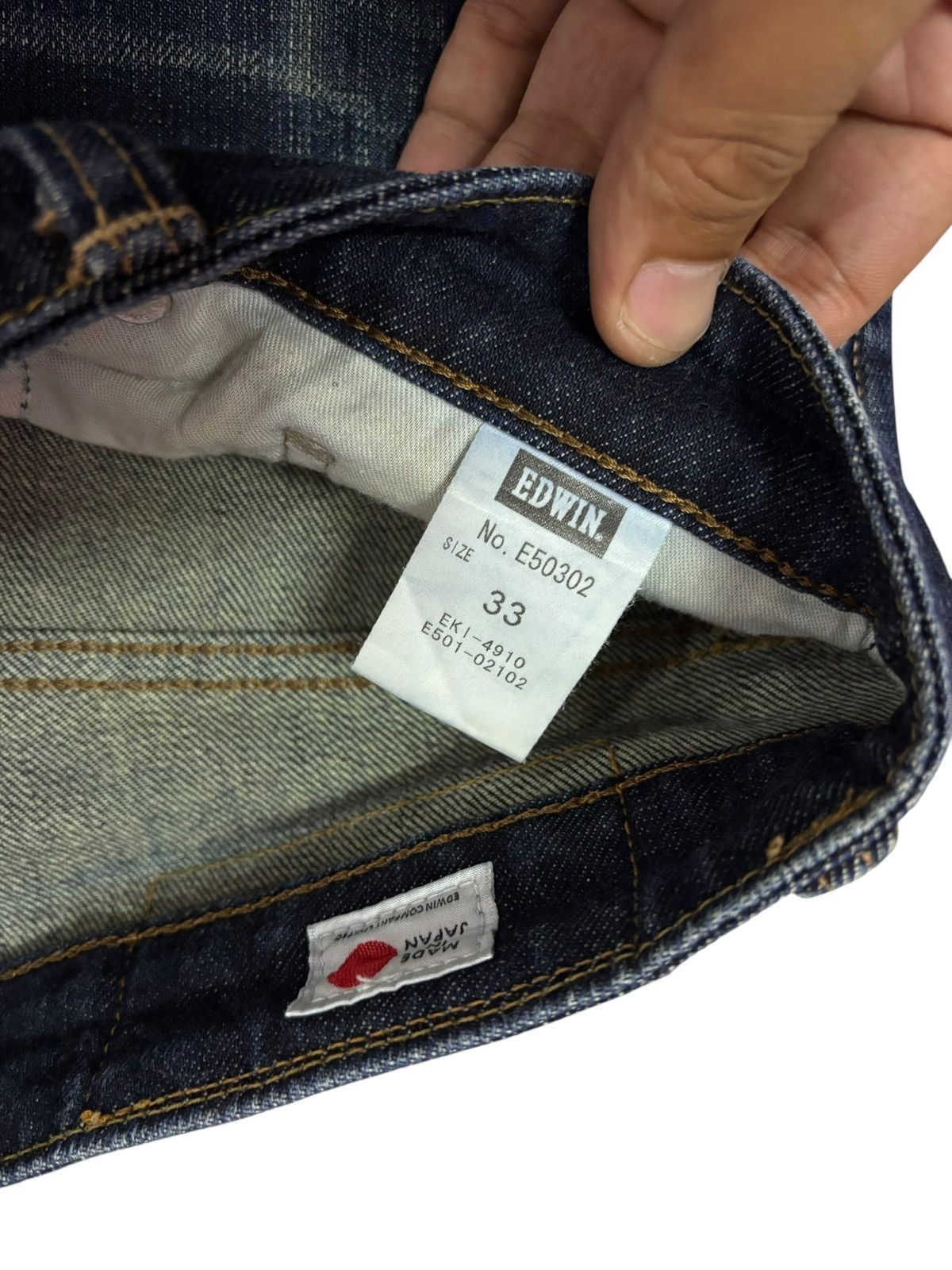 Edwin Vtg Edwin Japan 503 Distressed Jeans Size US 31 - 11 Thumbnail
