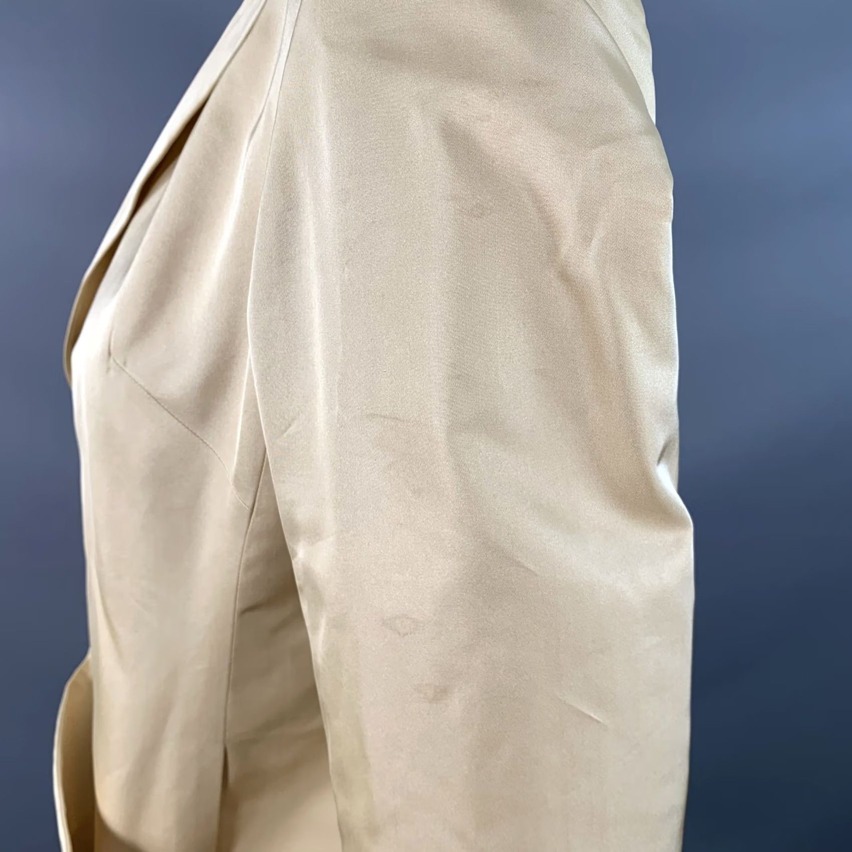 Ralph Lauren RALPH LAUREN Beige Acetate Silk Jacket Blazer Size 6 Womens Size M / US 6-8 / IT 42-44 - 5 Thumbnail