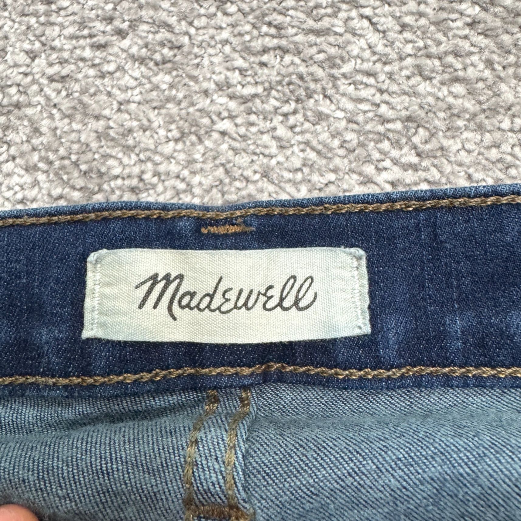 Madewell VINTAGE Madewell Women's Skinny Jeans 10" High Rise 25 Inseam Medium Wash Blue Stretch Size 26" / US 2 / IT 38 - 6 Thumbnail