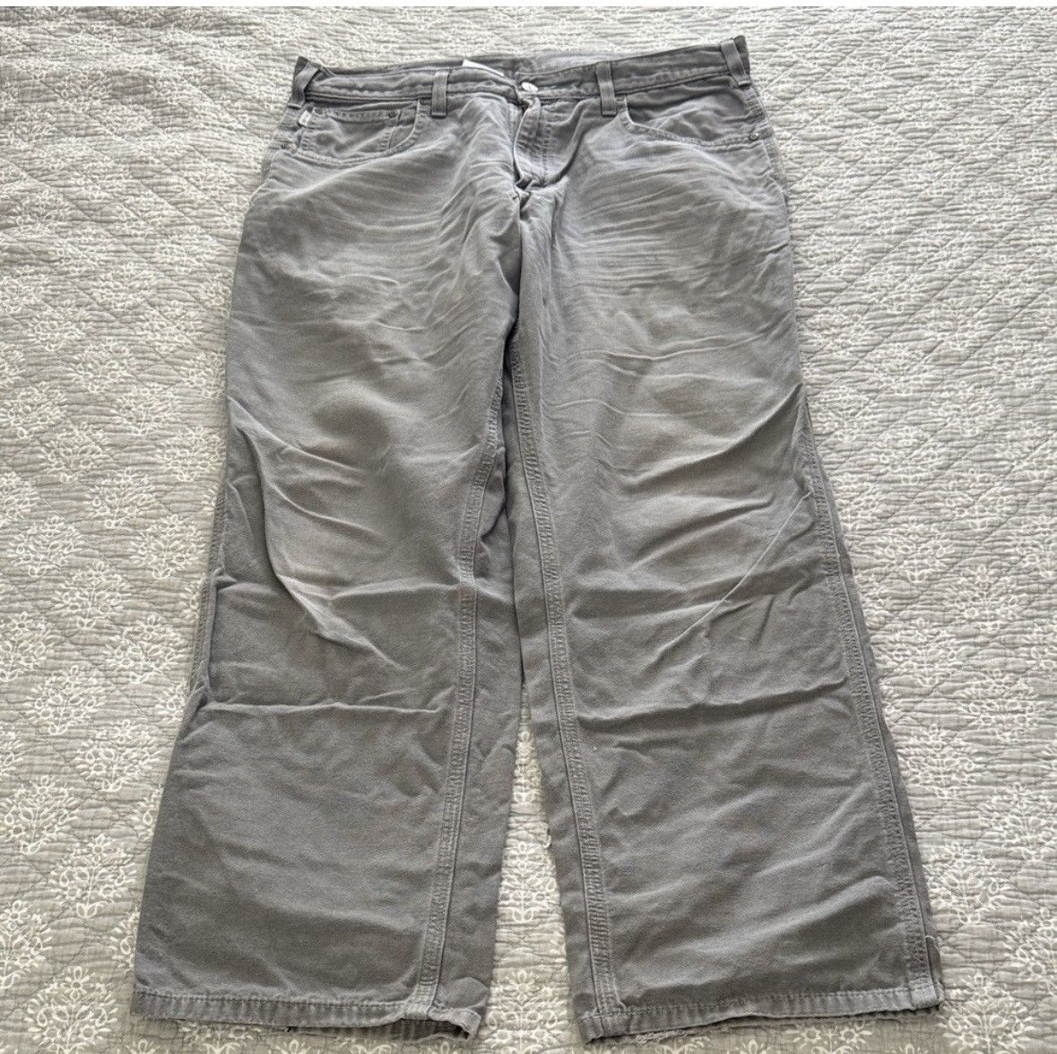 Carhartt Vintage Carhartt Carpenter Ripstop Loose Fit Work Pants Size US 35 - 2 Thumbnail