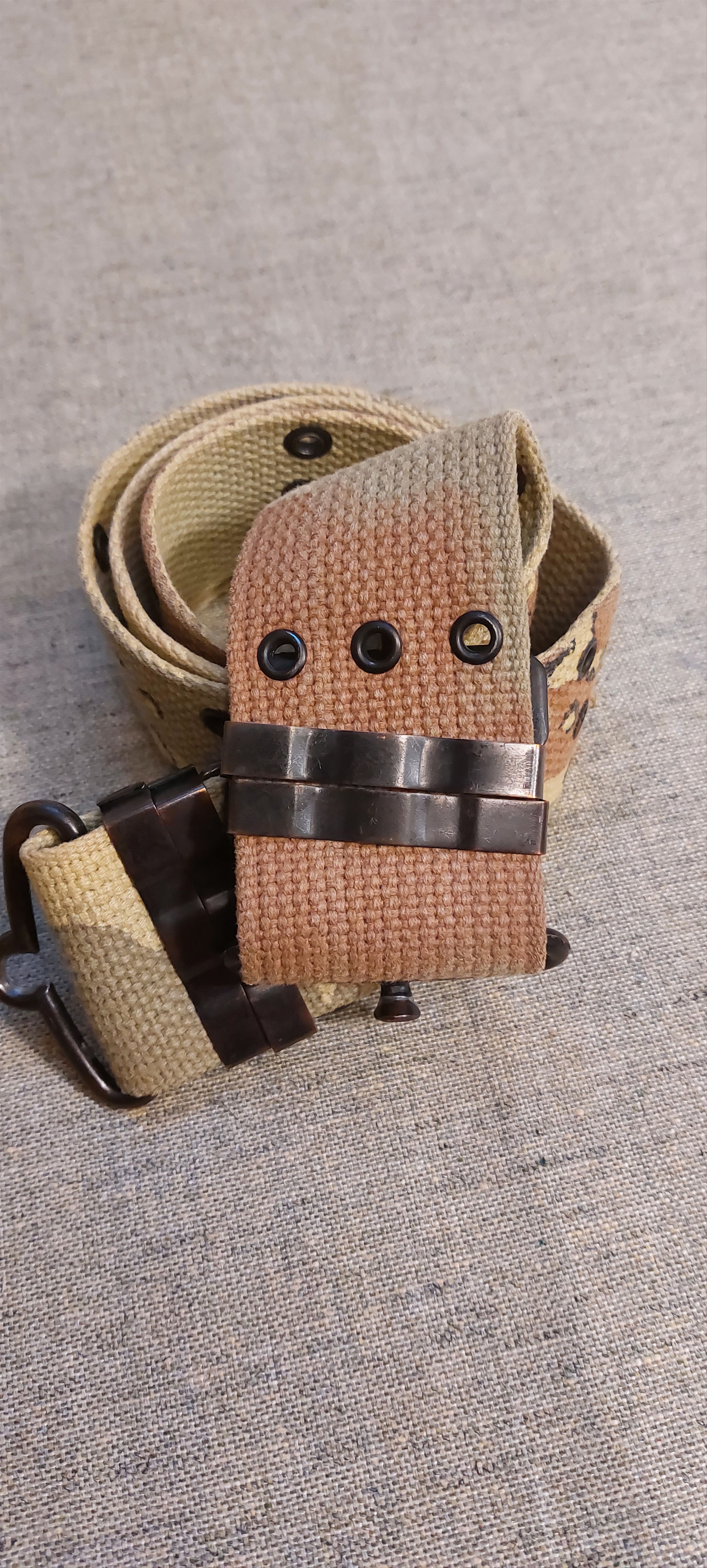 Pepe Jeans Pepe Jeans Y2K Wide Camo Canvas Belt w/ Hooks Size ONE SIZE - 2 Thumbnail