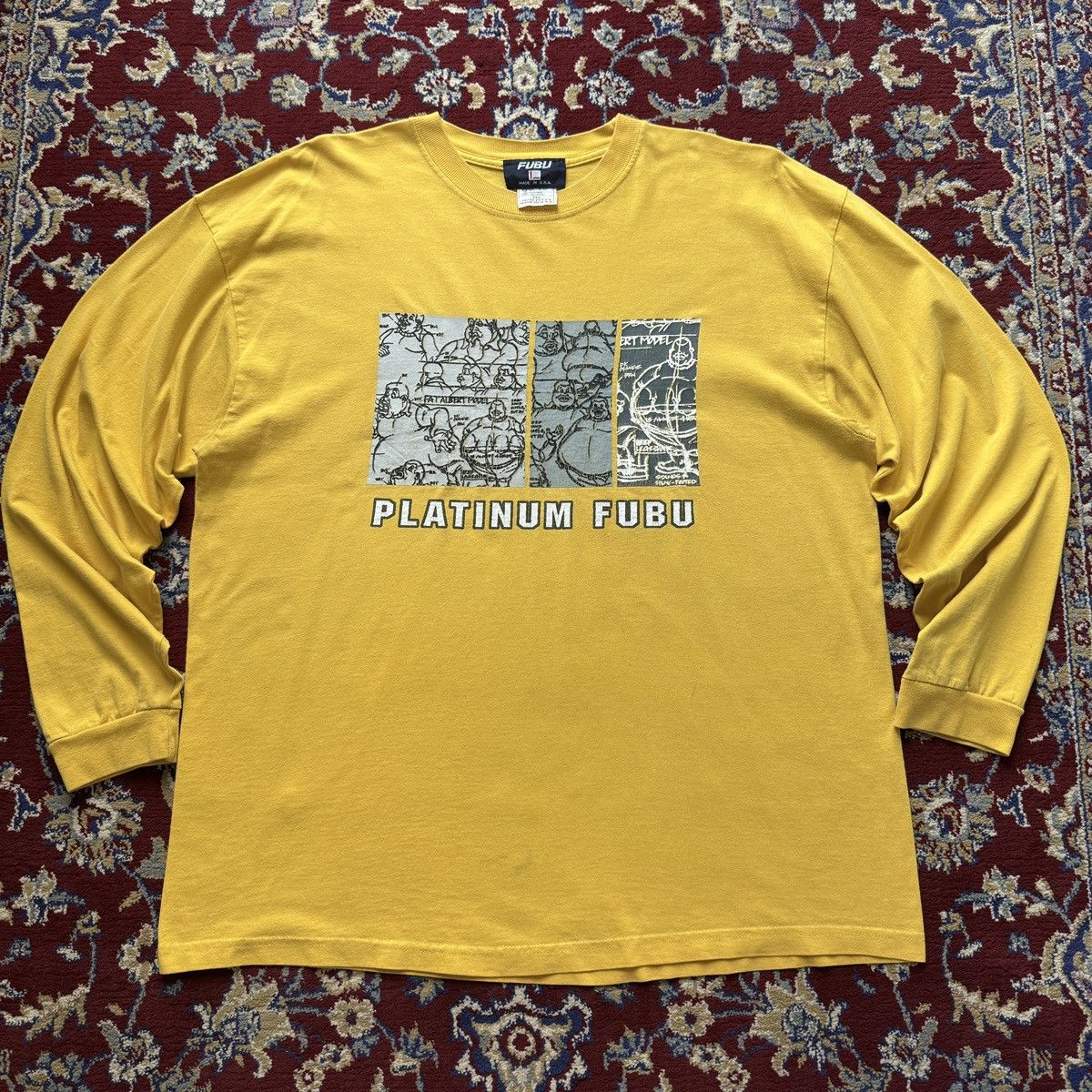 Fubu Vintage 2000s Platinum Fubu Fat Albert cartoon skater tee Size US XL / EU 56 / 4 - 3 Thumbnail