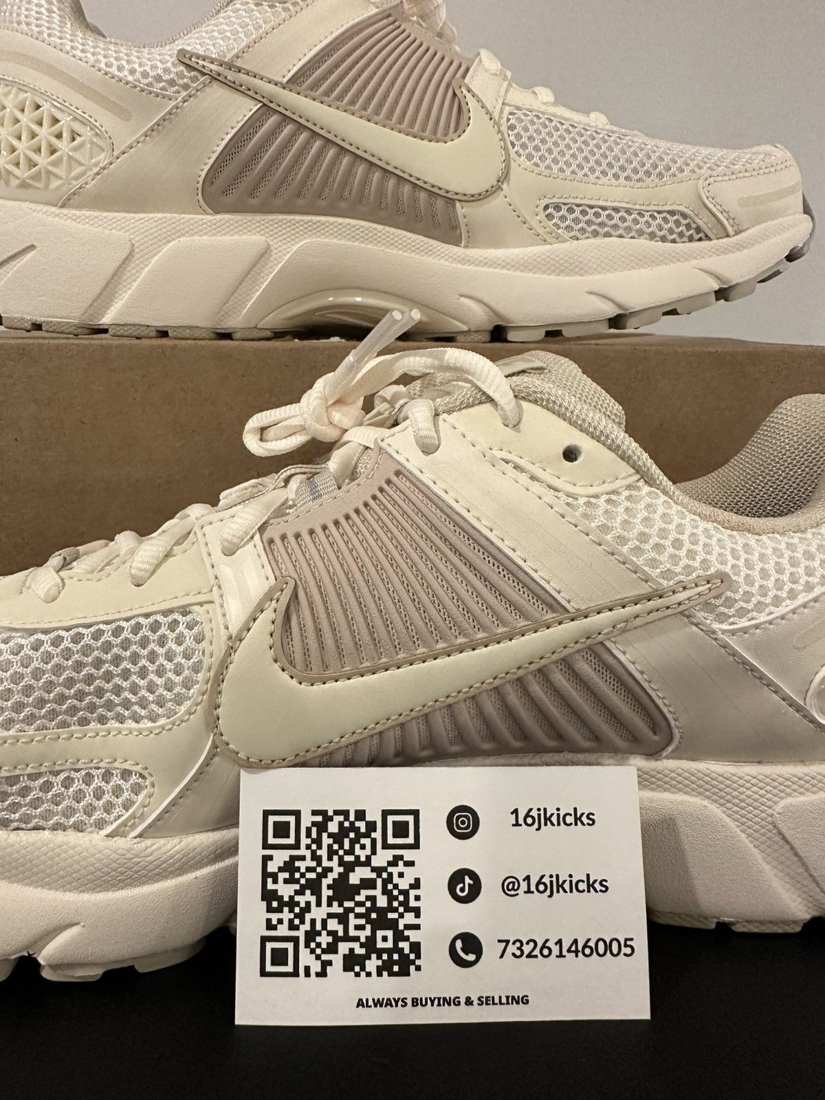 Nike Size 14 - Nike Air Zoom Vomero 5 Pale Ivory Sanddrift W Size US 14 / EU 47 - 3 Thumbnail
