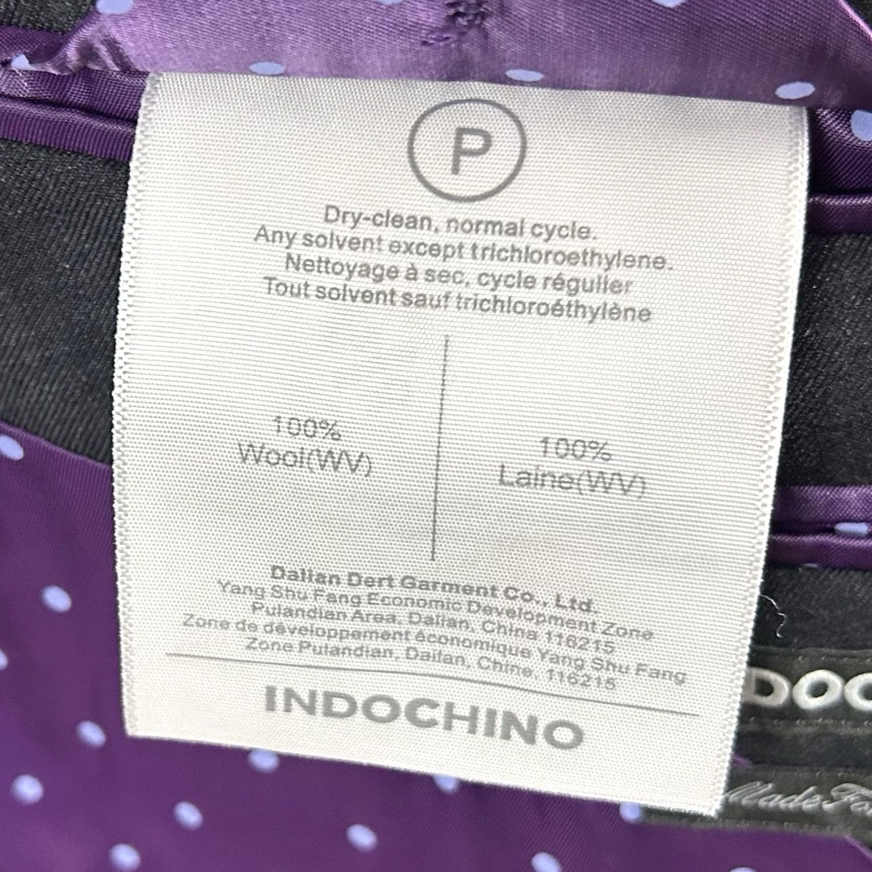 Doublet Indochino Sport Coat 48R Wool Dark Gray Two-Button Double-Vented Men Jacket Coat Regular Fit Chelsea-Notch Lapel 2 Piece Two Button Front Vintage: No Size US XS / EU 42 / 0 - 4 Thumbnail