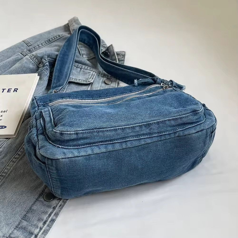 Vintage Vintage Denim Shoulder Bag Size ONE SIZE - 8 Thumbnail