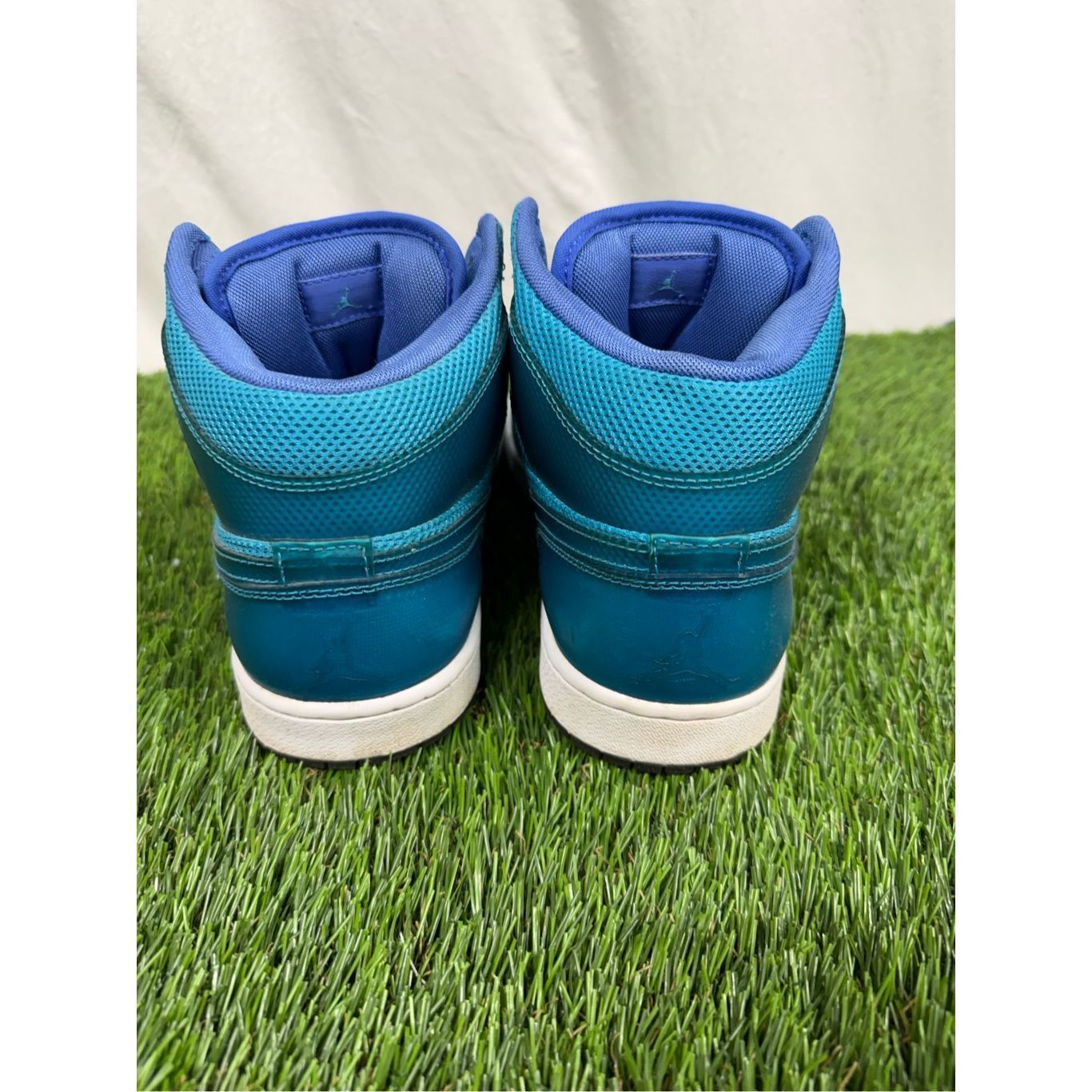 Jordan Brand Nike Mens Air Jordan 1 Phat Blue White Sz 11 364770-401 Mid Size US 11 / EU 44 - 3 Thumbnail