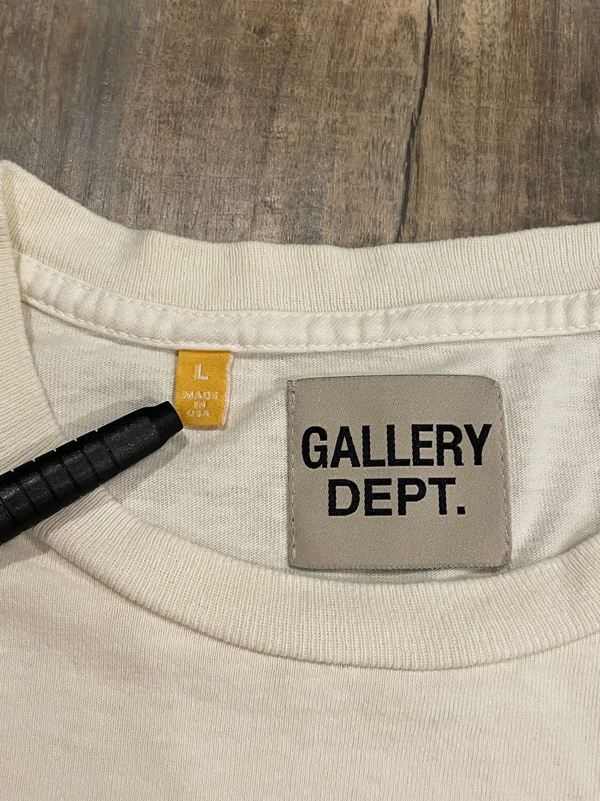 Gallery Dept. RARE Gallery Dept French Logo Tee Cream Orange Souvenir Size US L / EU 52-54 / 3 - 6 Thumbnail