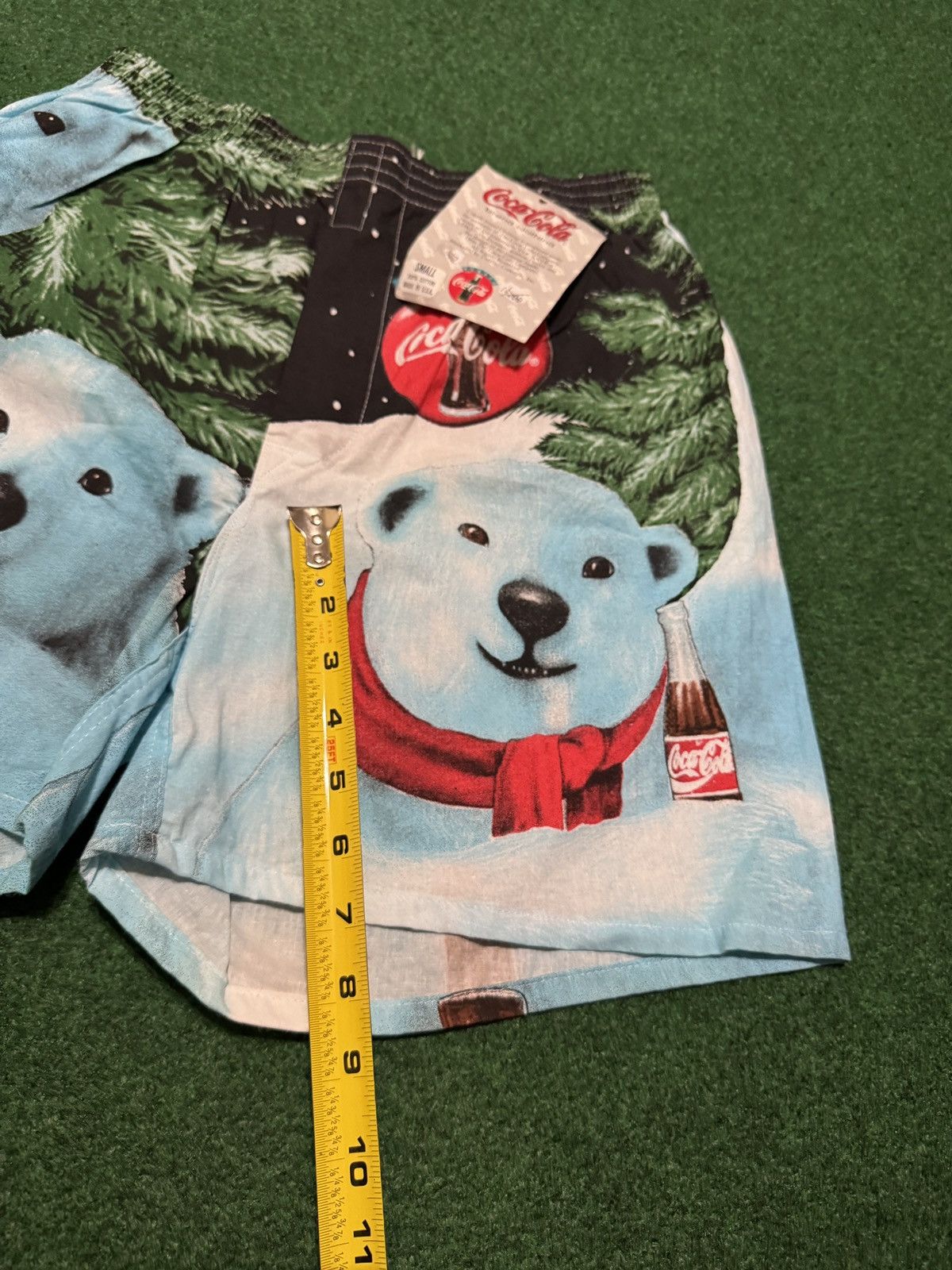 Coca Cola Vintage 90s Coca Cola Coke Polar Bears NWT Sm Boxer Shorts Size ONE SIZE - 5 Thumbnail