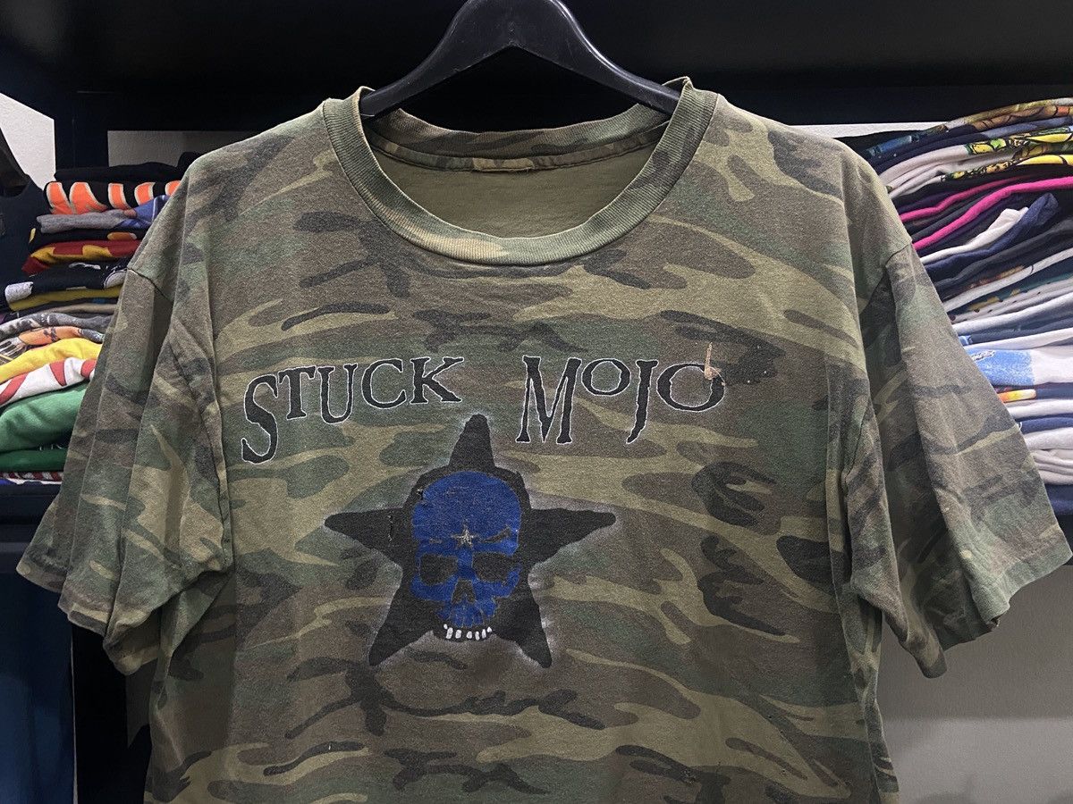 Band Tees × Vintage Vintage 90s Stuck Mojo Rock Rap Metall Tour TShirt Size US L / EU 52-54 / 3 - 2 Thumbnail