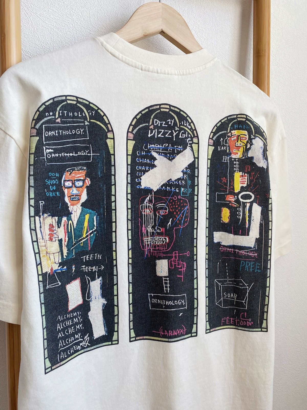 H&M × Jean-Michel Basquiat × Who Decides War WHO DECIDES WAR x BASQUIAT x H&M RELAXED FIT COTTON T-SHIRT Size US S / EU 44-46 / 1 - 4 Thumbnail