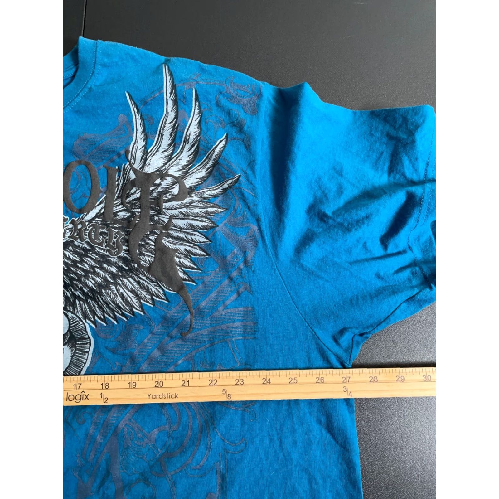 Southpole VINTAGE Southpole T-Shirt Adult 5XL Tall Blue Graphic Print Crew Neck Short Sleeve Men Grunge Hip Hop Retro Truth Liberty Wings 2000s Size US XXL / EU 58 / 5 - 5 Thumbnail