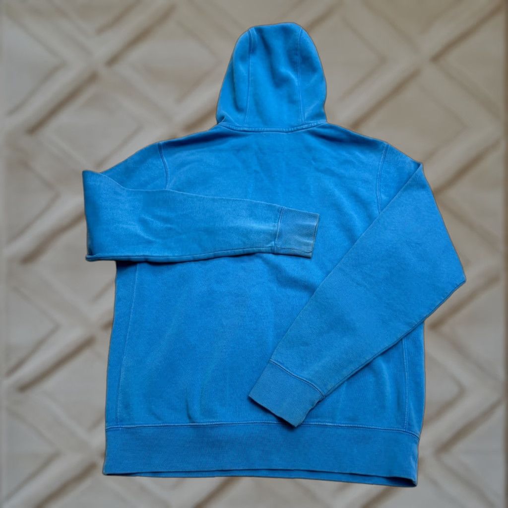 Nike Nike Sportswear Club Fleece Graphic Hoodie Pullover Sweatshirt Mens Small Blue Size US S / EU 44-46 / 1 - 1 Thumbnail
