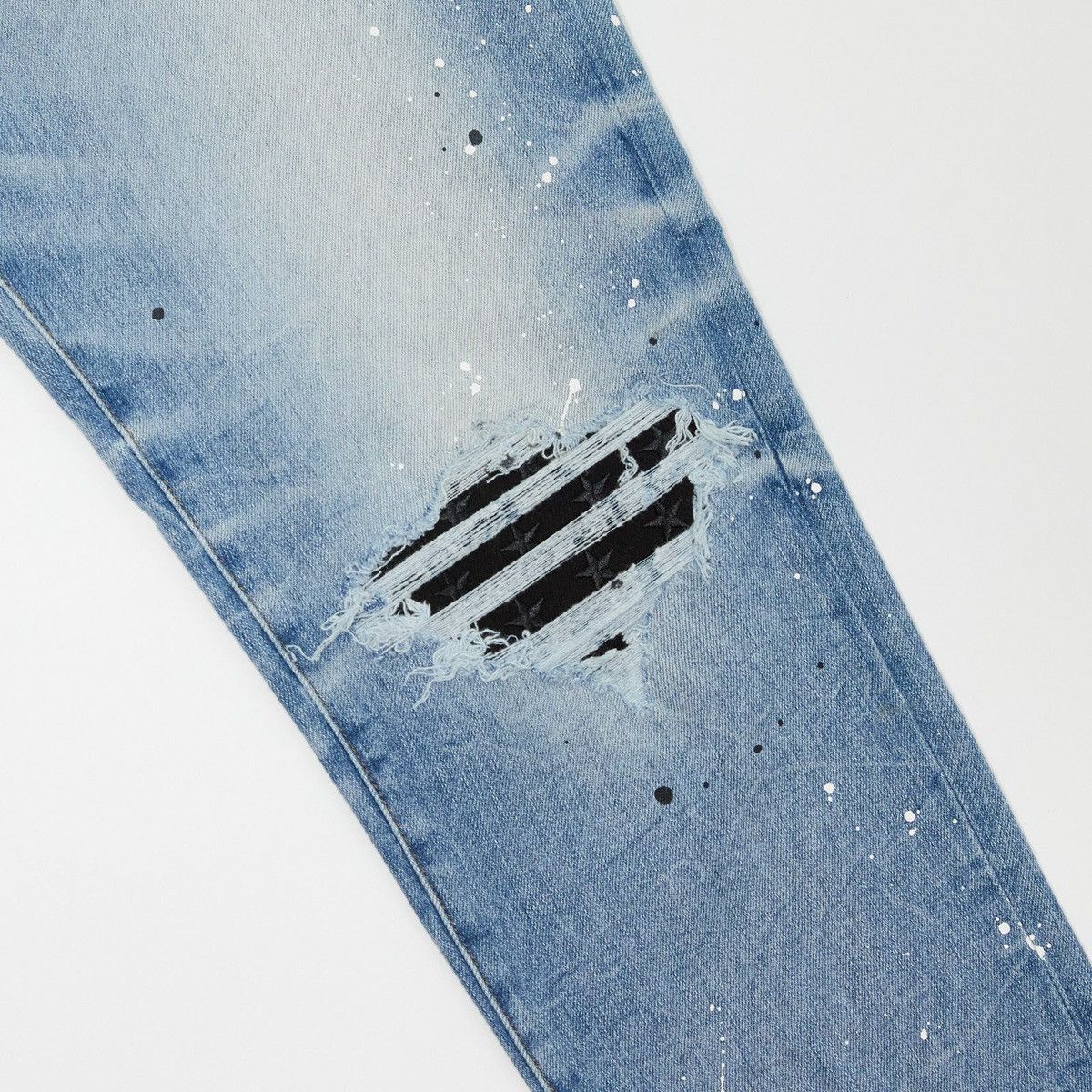 Amiri AMIRI MILITARY PATCH DISTRESSED JEAN Size US 34 / EU 50 - 5 Thumbnail