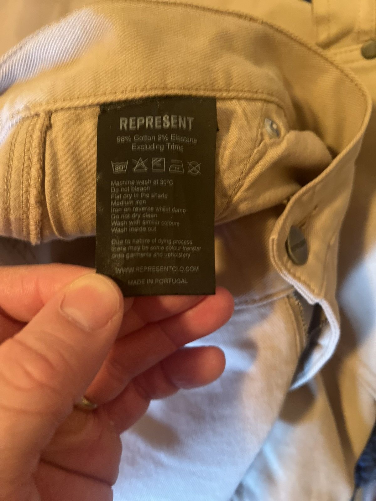 REPRESENT Utility Wide Cotton Cargo Pants (sz XXL)
