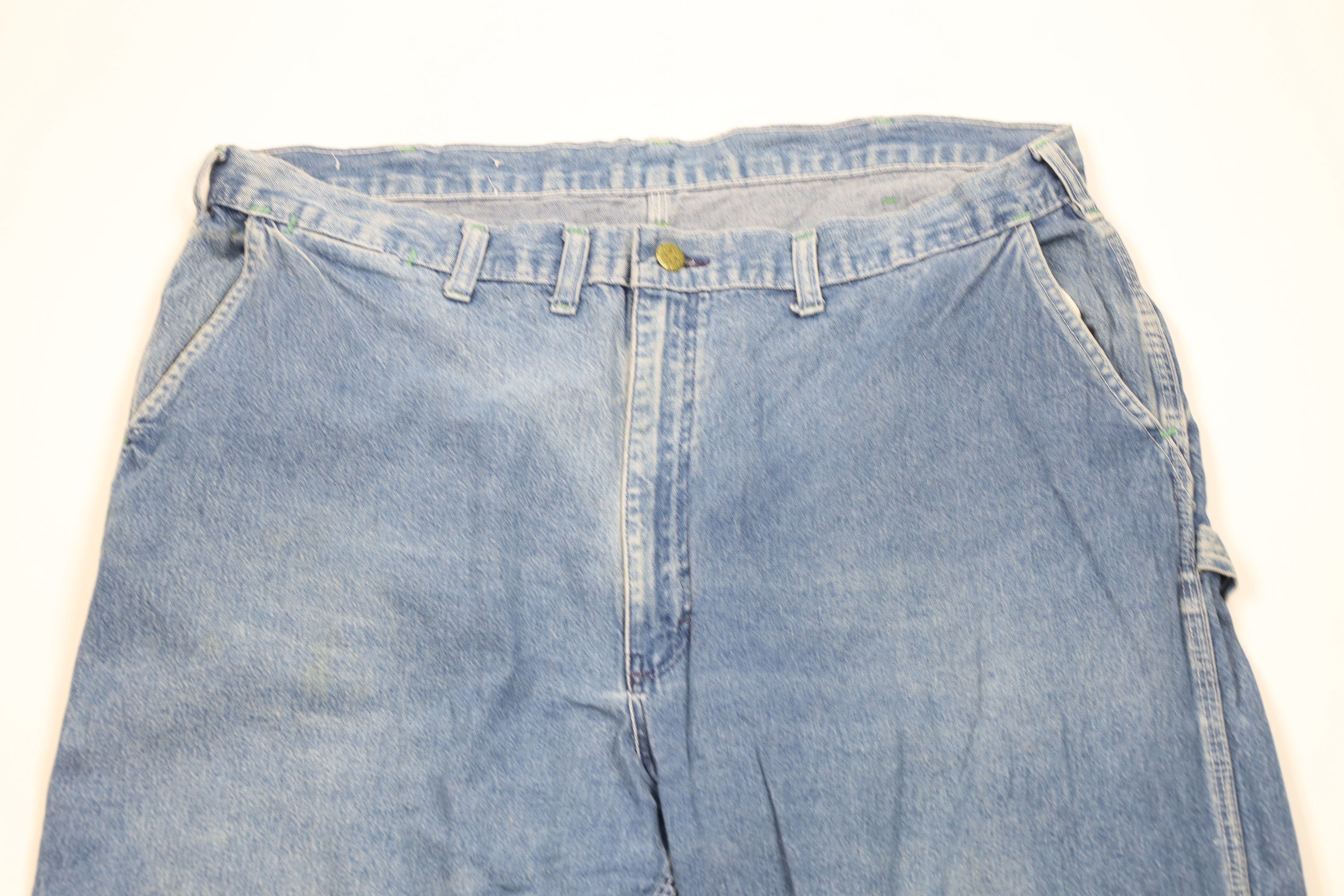 Vintage Vintage 70s OshKosh B'Gosh Sanforized Wide Leg Jeans Size US 38 / EU 54 - 2 Thumbnail