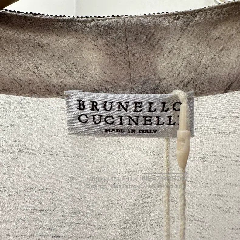 Brunello Cucinelli Brunello Cucinelli Beaded silk open short-sleeve Size XS / US 0-2 / IT 36-38 - 3 Thumbnail