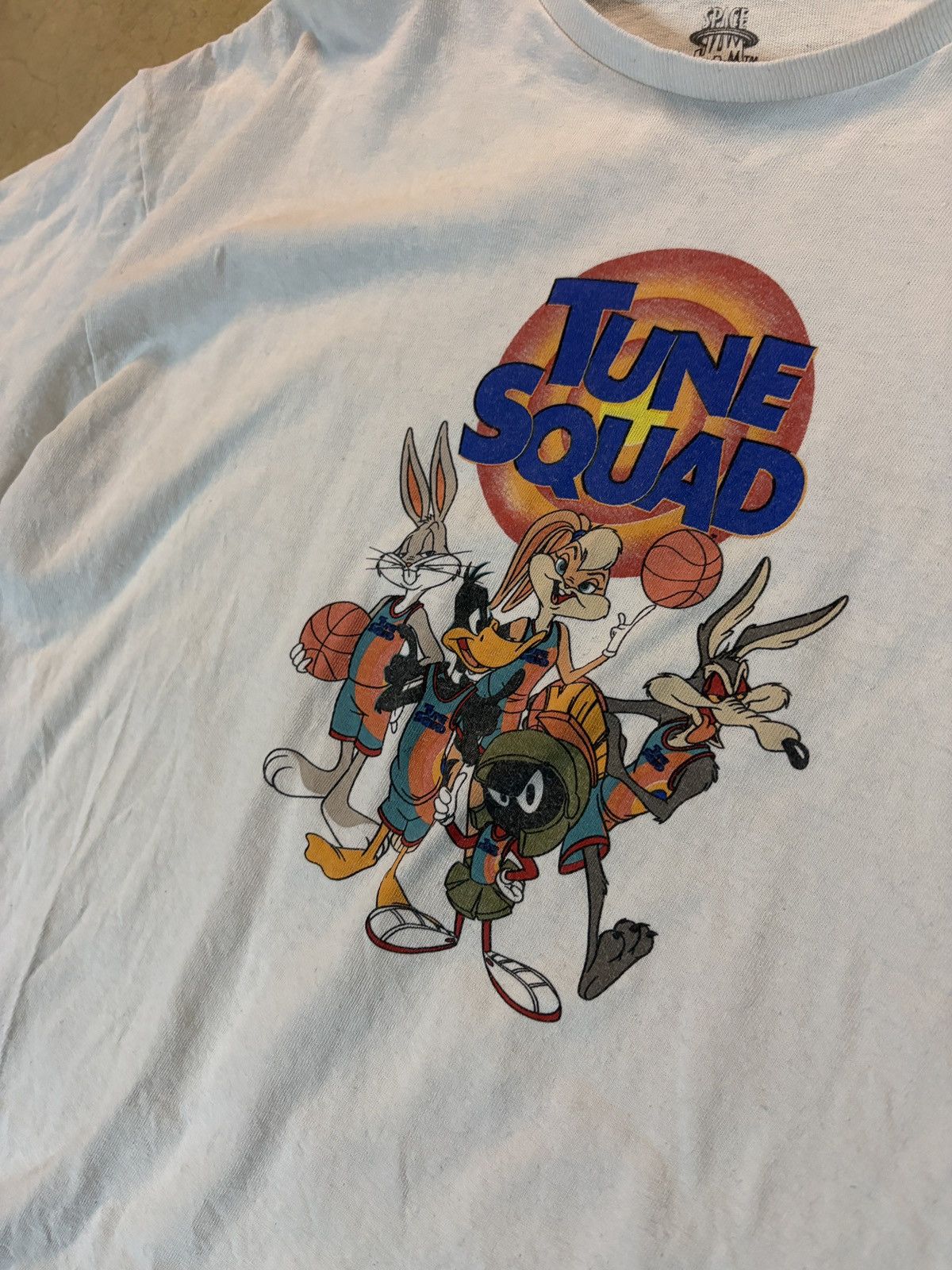 Warner Bros Space Jam Tune Squad Bugs Bunny Graphic Tee T-shirt White XL Size US XL / EU 56 / 4 - 2 Thumbnail