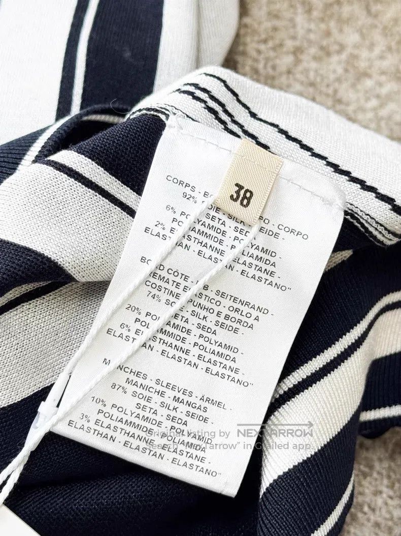 Hermes Hermes 24 Spring/Summer Deep Blue and White Rein Pattern K Size XS / US 0-2 / IT 36-38 - 6 Thumbnail