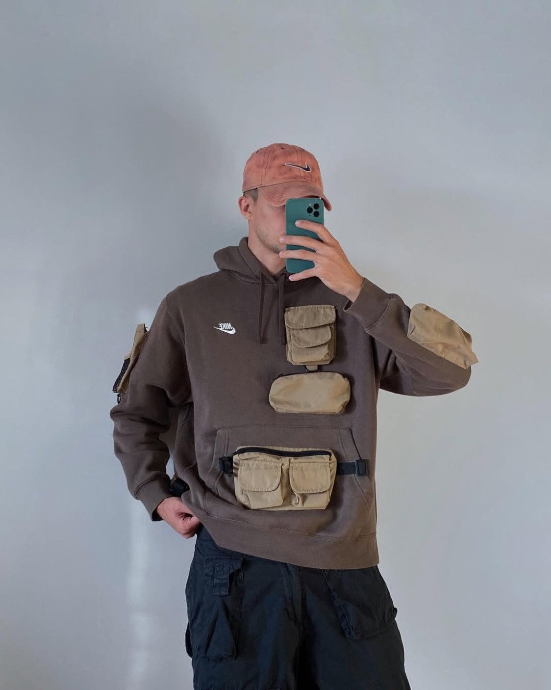 Nike Nike reworked multipocket hoodie 🫒 Size US L / EU 52-54 / 3 - 2 Thumbnail