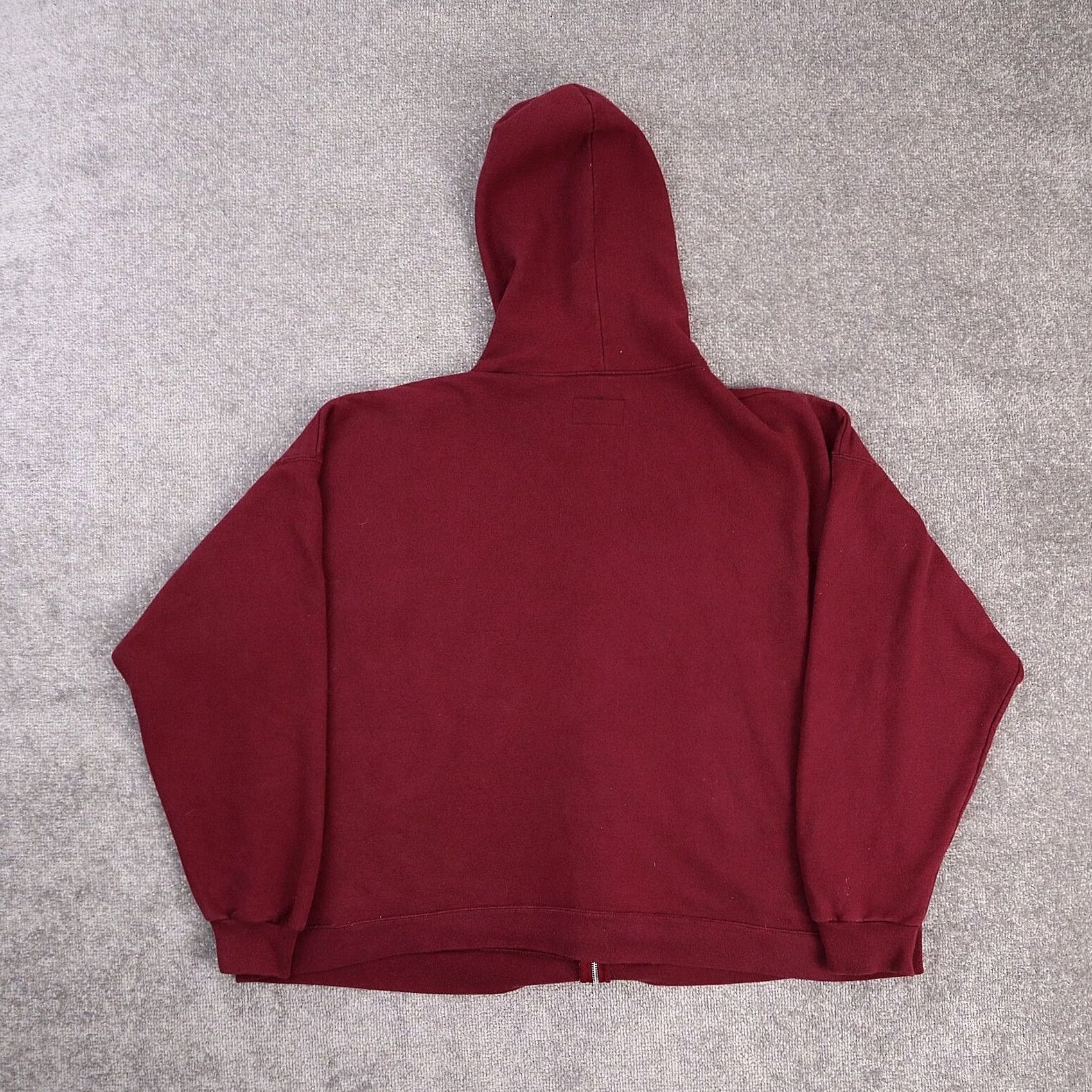Starter VINTAGE Starter Red Long Sleeve Full Zip Hooded Drawstring Jacket XL Mens 90s Sports Hoodie Size US XL / EU 56 / 4 - 2 Thumbnail