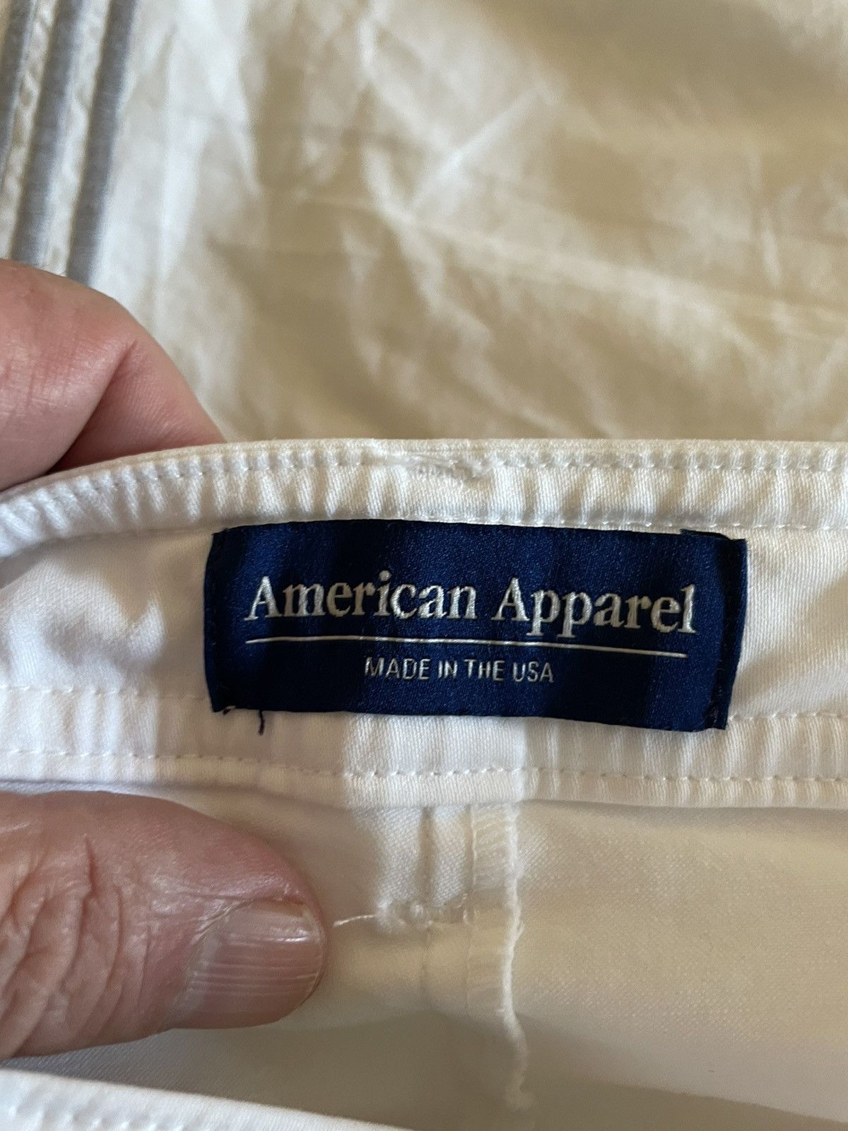 American Apparel × Vintage Optic White Shorts Size US 28 / EU 44 - 3 Thumbnail