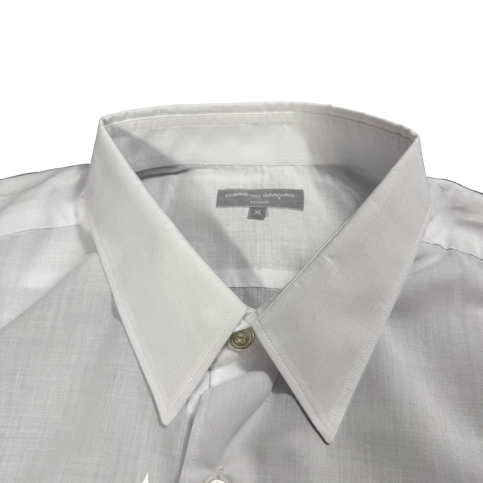 Comme des Garcons Comme Des Garcons Homme White Button Down Shirt Size ONE SIZE - 2 Thumbnail
