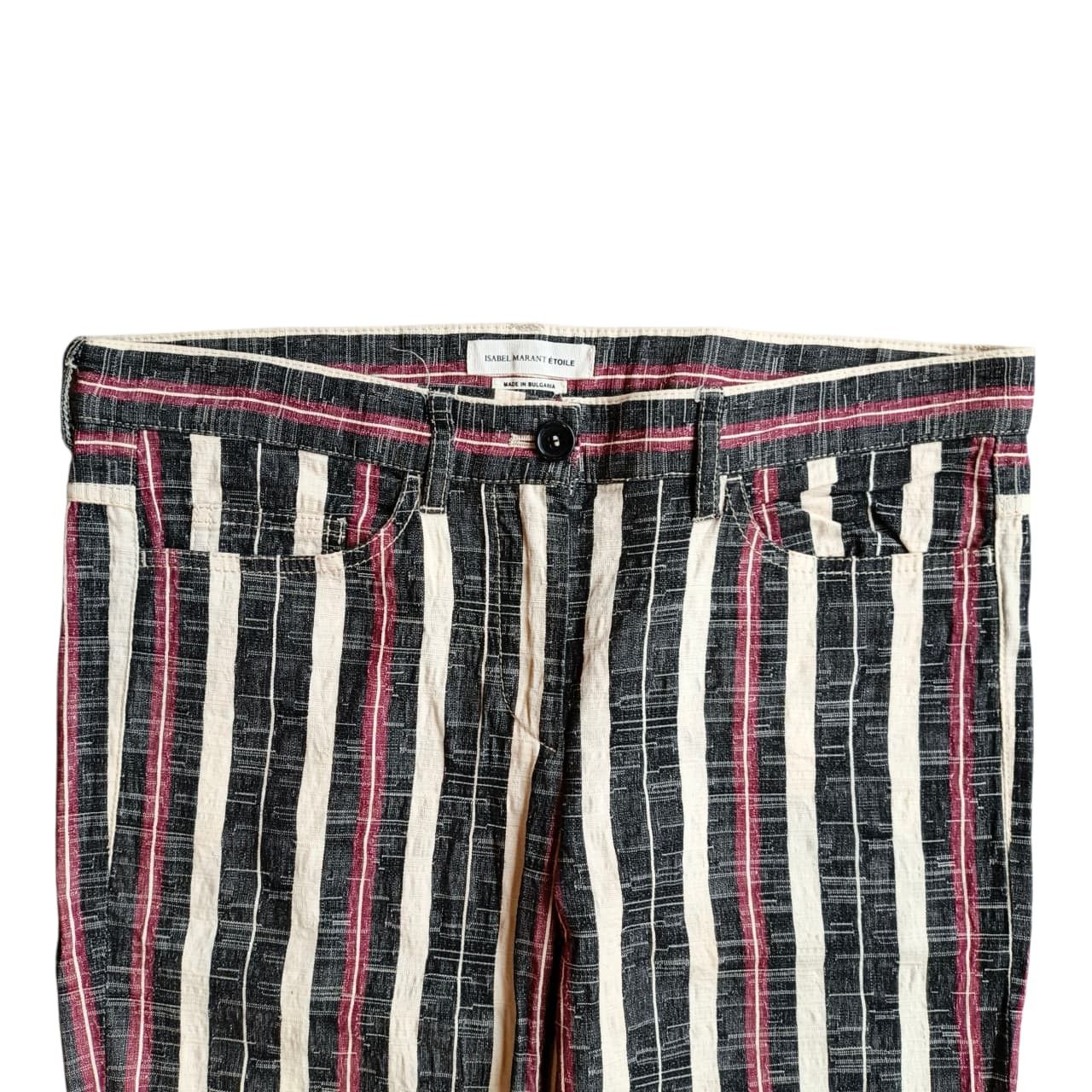 Isabel Marant Etoile ISABEL MARANT ETOILE Jacob Striped Ankle Pants Size 38" / US 16 / IT 52 - 4 Thumbnail