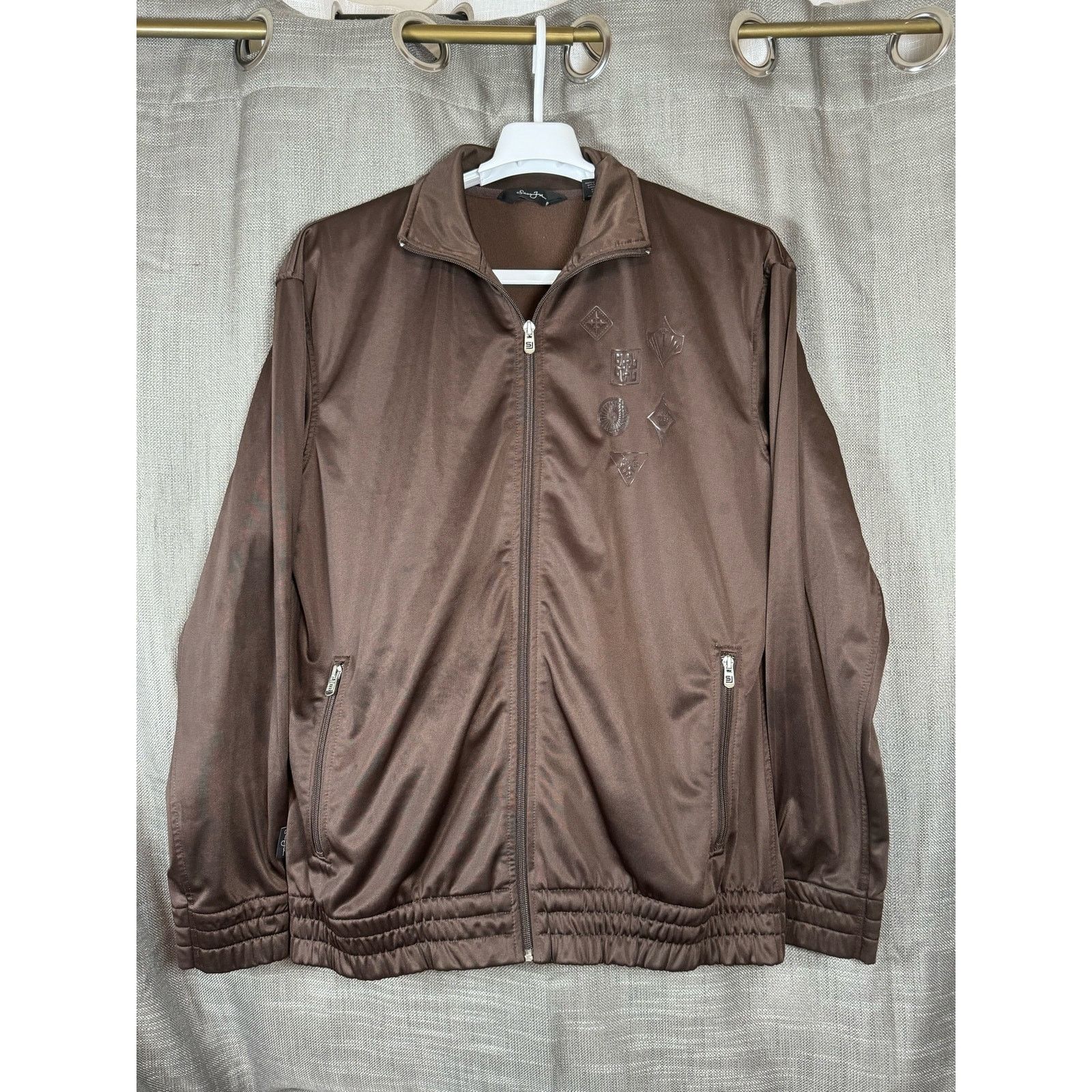Sean John Sean John Vintage Track Jacket Brown Copper Mens Size M Size US M / EU 48-50 / 2 - 1 Thumbnail