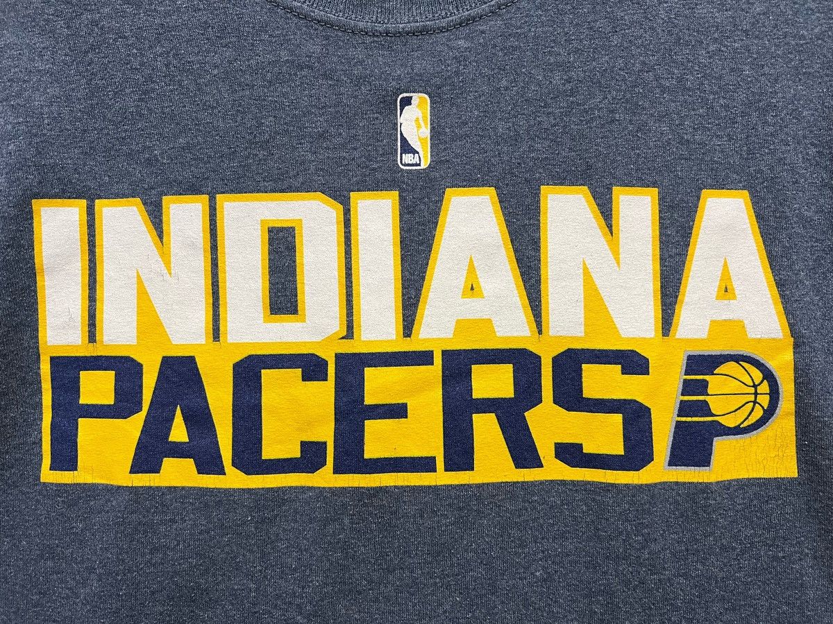 George × Majestic × NBA Vintage 90s NBA INDIANA PACERS Big Logo Crewneck Tshirt Sz M Size US M / EU 48-50 / 2 - 9 Thumbnail