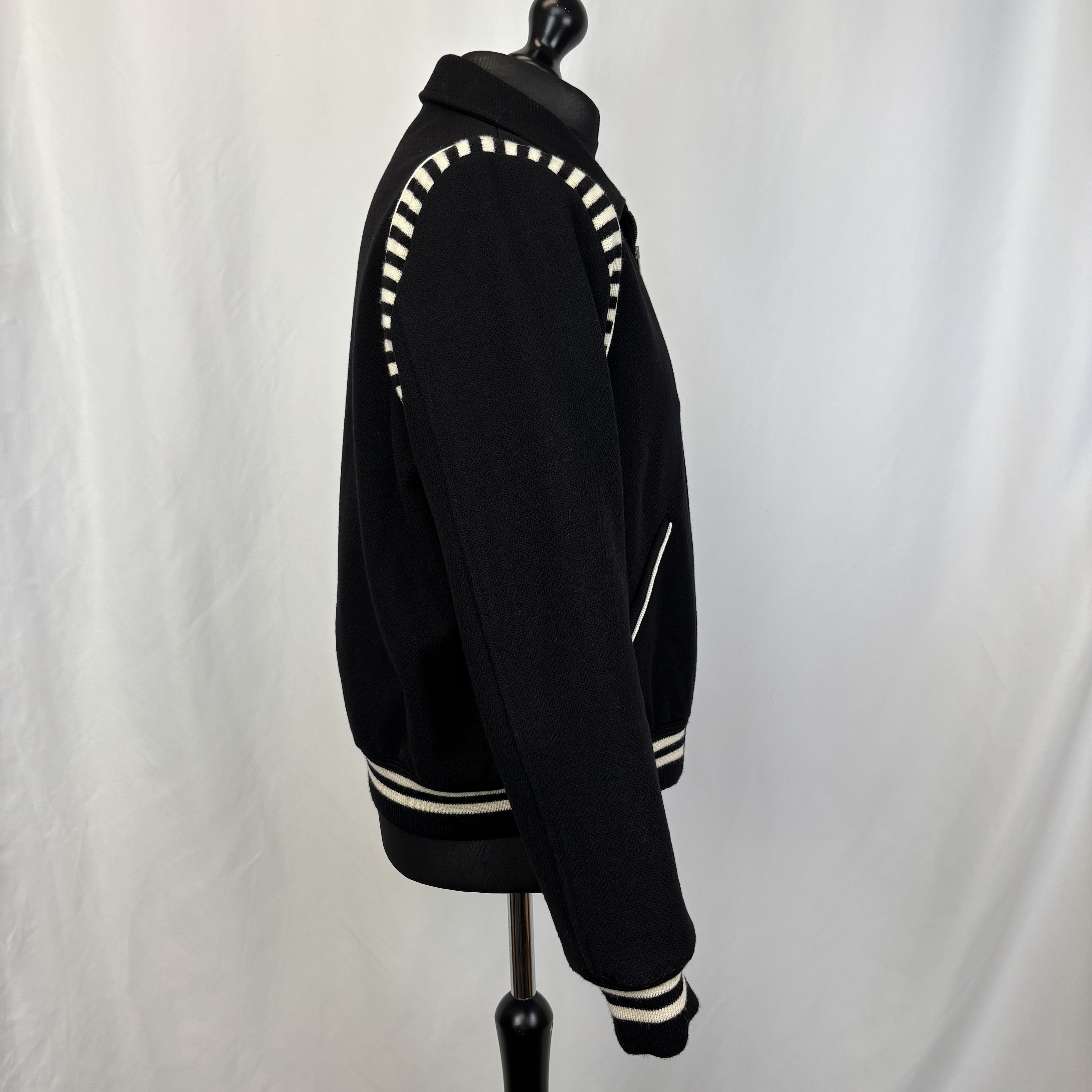 Saint Laurent Paris Saint Laurent Paris Zebra Baseball Bomber Size US L / EU 52-54 / 3 - 2 Thumbnail