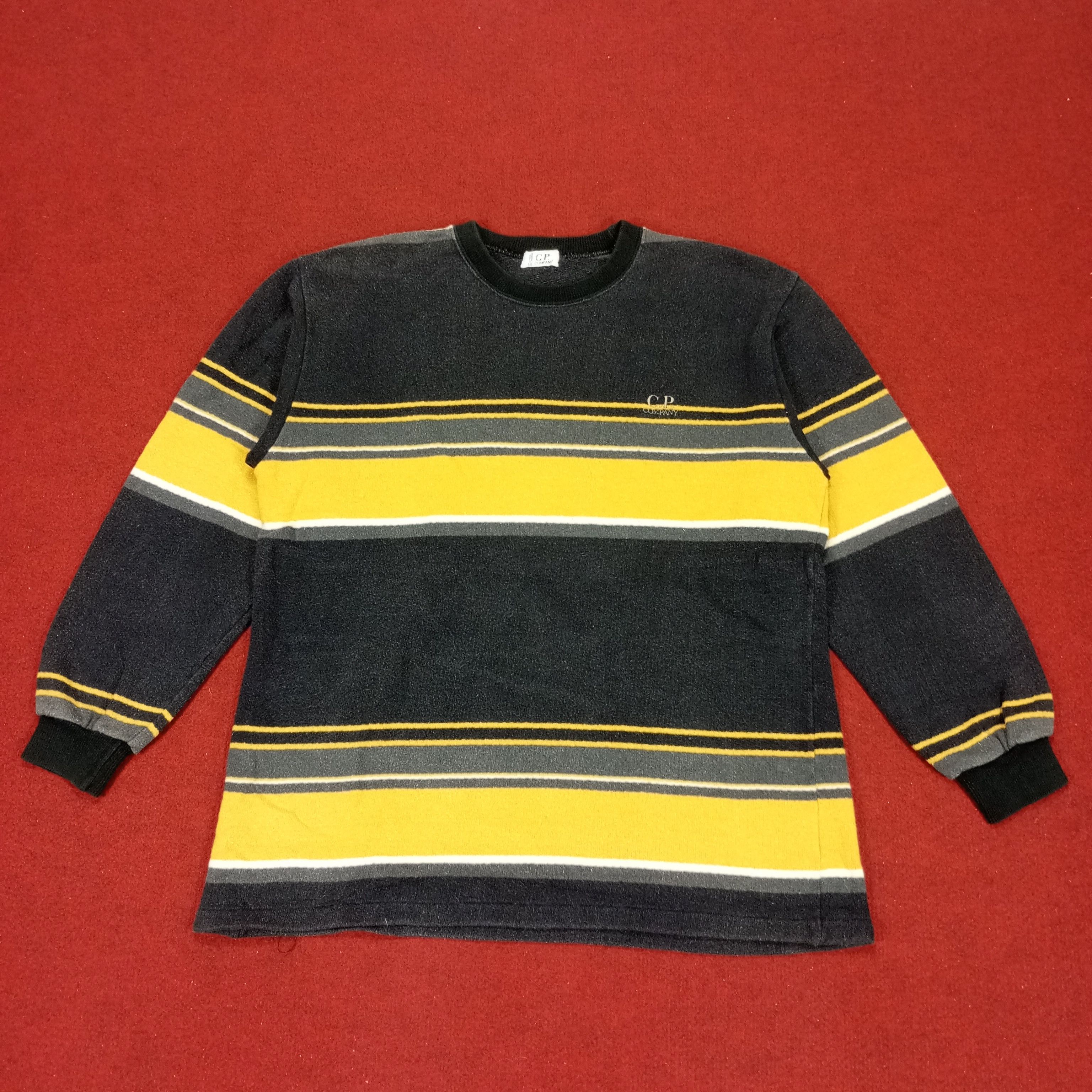 C.P. Company × Vintage CP Company Nice Stripes Design Vintage Sweatshirt Size US M / EU 48-50 / 2 - 1 Thumbnail