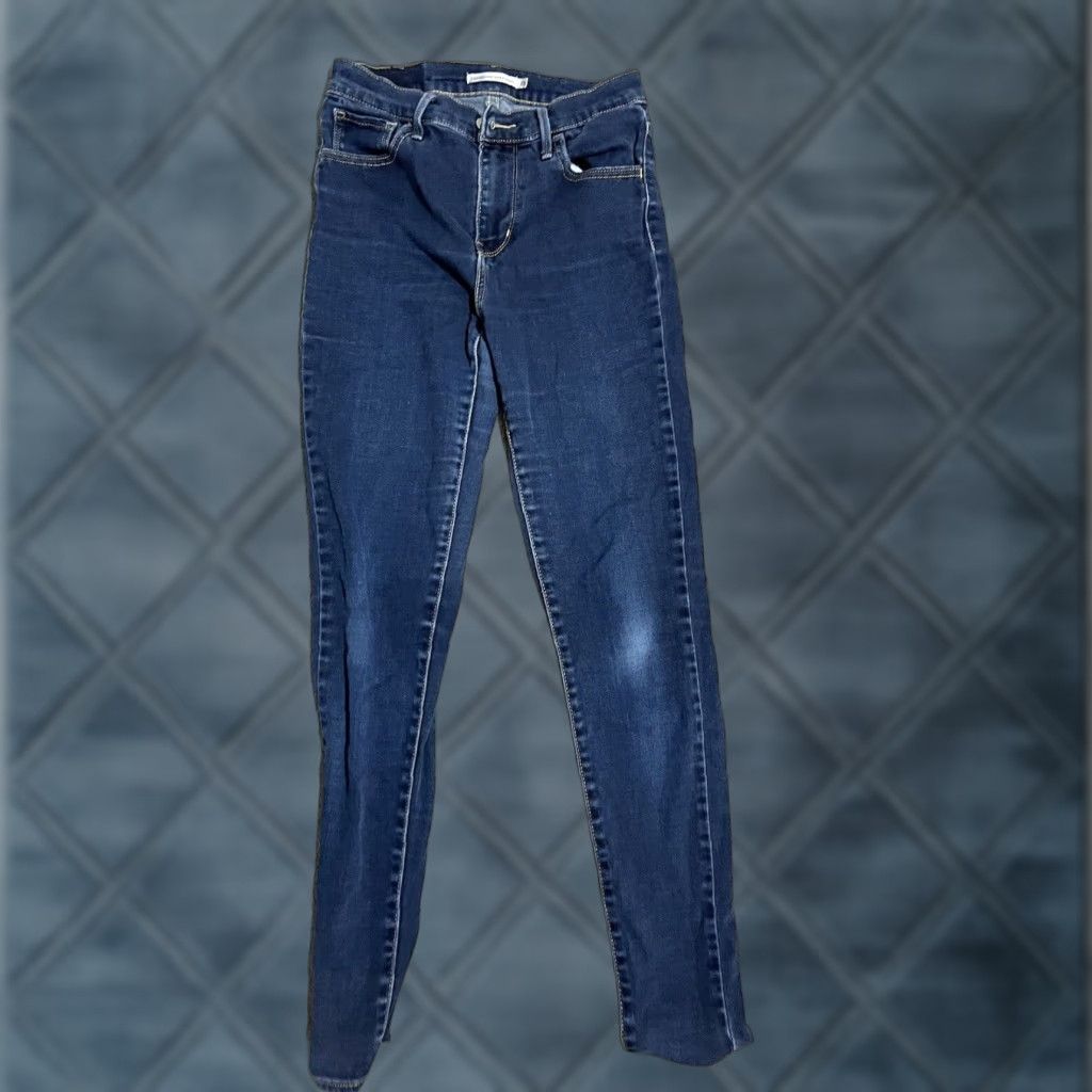 Levi's Levi's 720 High Rise Super Skinny Blue Denim Jeans Size 26 26x30 Womens Regular Jeans Size 26" / US 2 / IT 38 - 1 Thumbnail