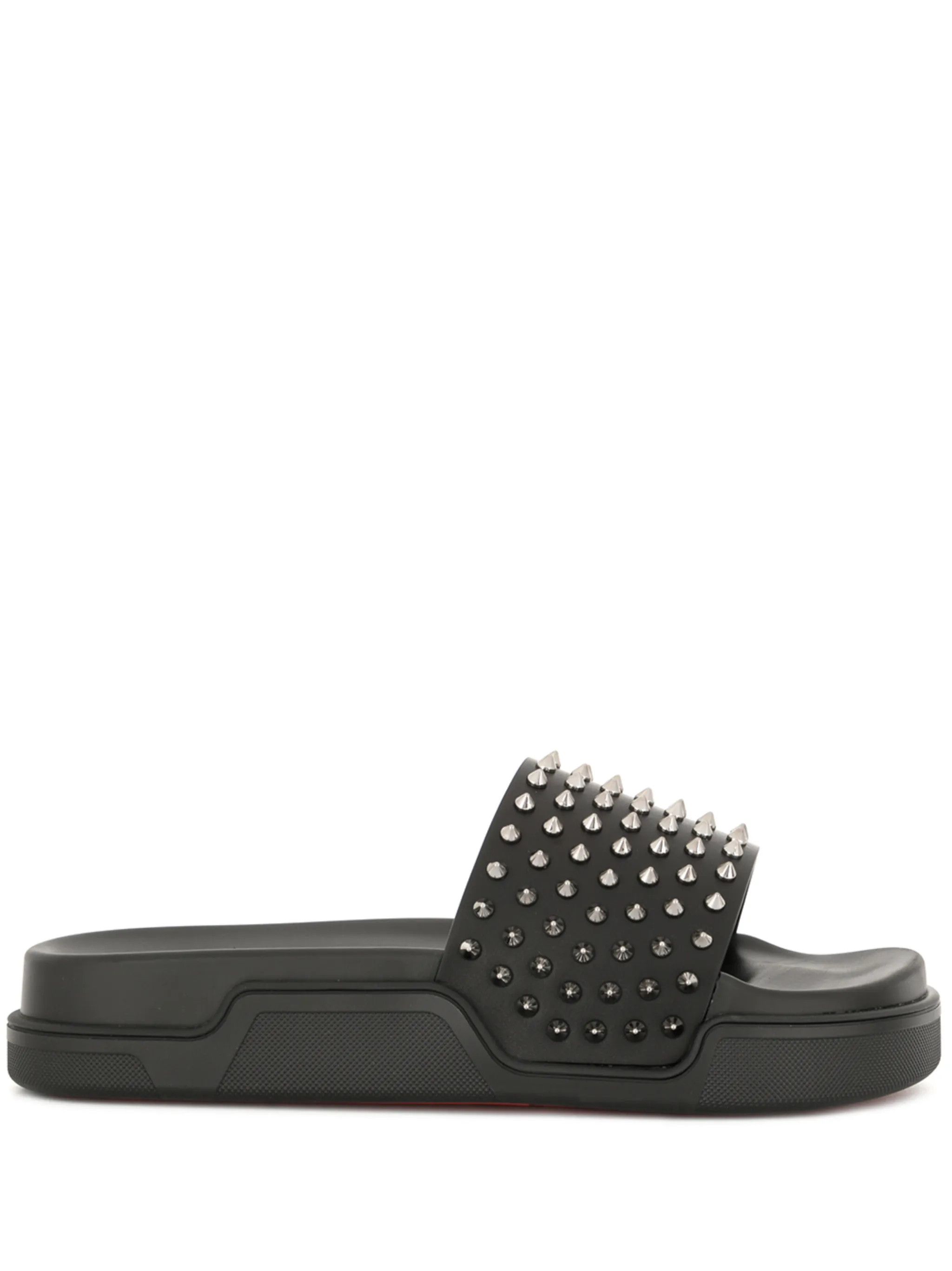 Christian Louboutin o1s1wg110225 Slides in Black Size US 9 / EU 42 - 2 Thumbnail