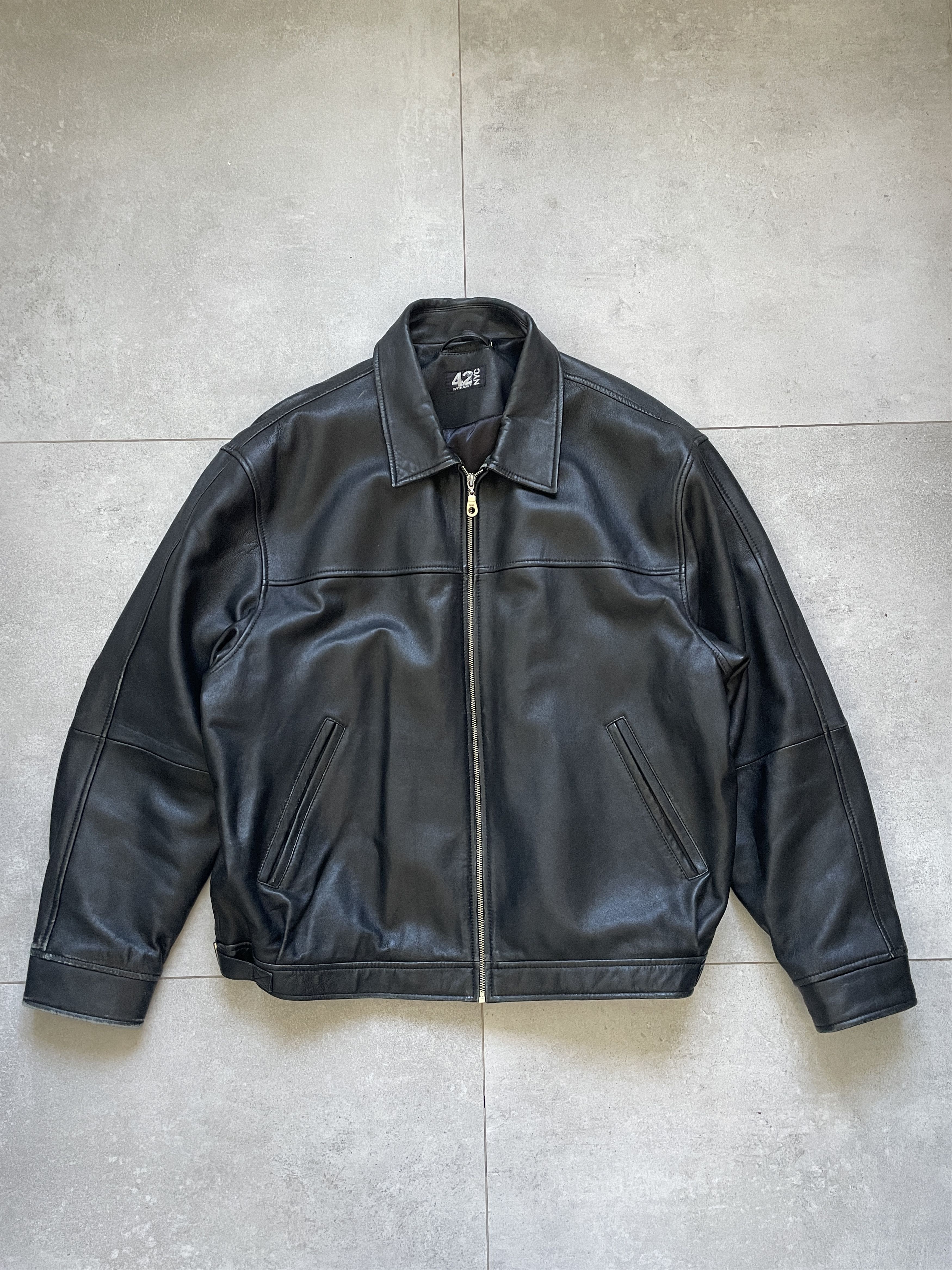 Chevignon × Genuine Leather 80s Vintage CHEVIGNON Aviator Leather