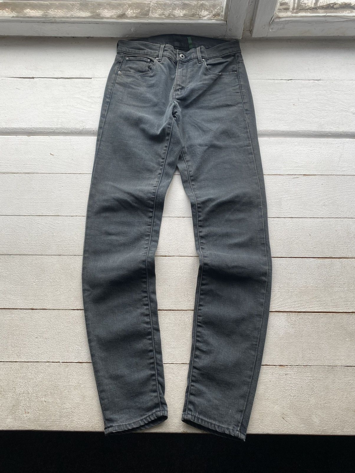 G-Star Avant Garde G-Star RAW 3301 Slim Grey Jeans Stretch Denim Size US 29 - 1 Thumbnail