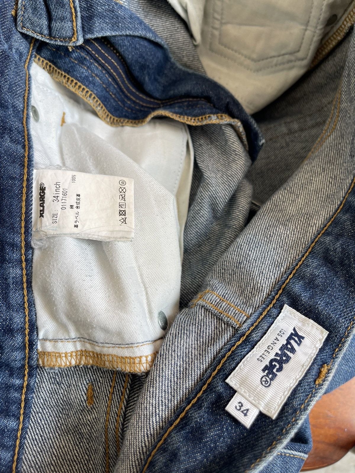 Xlarge XLarge Ape Embroidered Jeans Size US 36 / EU 52 - 6 Thumbnail
