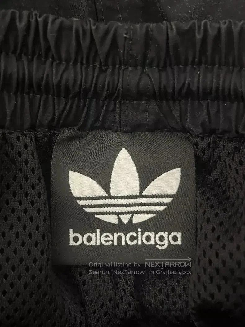 Balenciaga Balenciaga Adidas Black Logo Shorts Size 44. Size US 31 - 3 Thumbnail