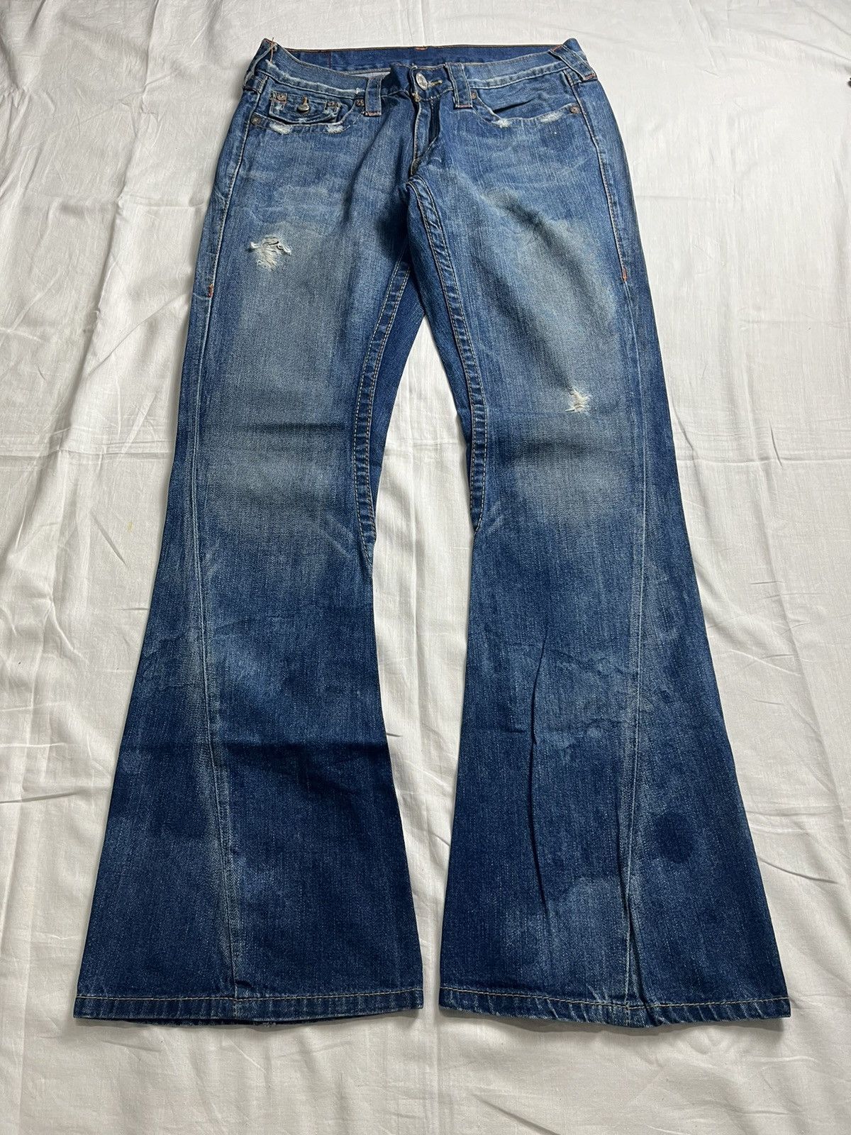 If Six Was Nine × True Religion True Religion Bootcut Jeans Embroidary Pocket Size 32" / US 10 / IT 46 - 4 Thumbnail