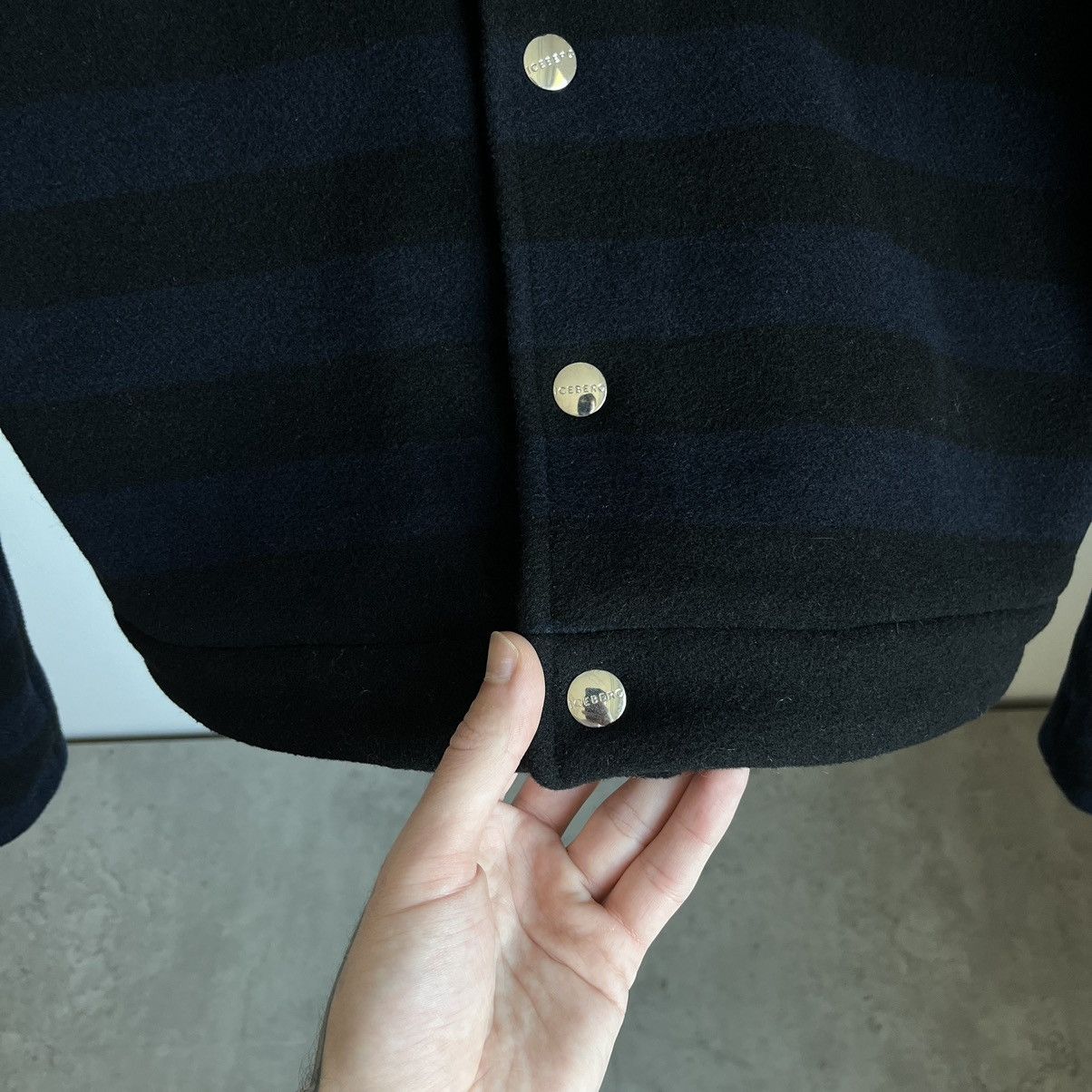 Iceberg Iceberg Men’s Wool Jacket 50 Size US M / EU 48-50 / 2 - 3 Thumbnail