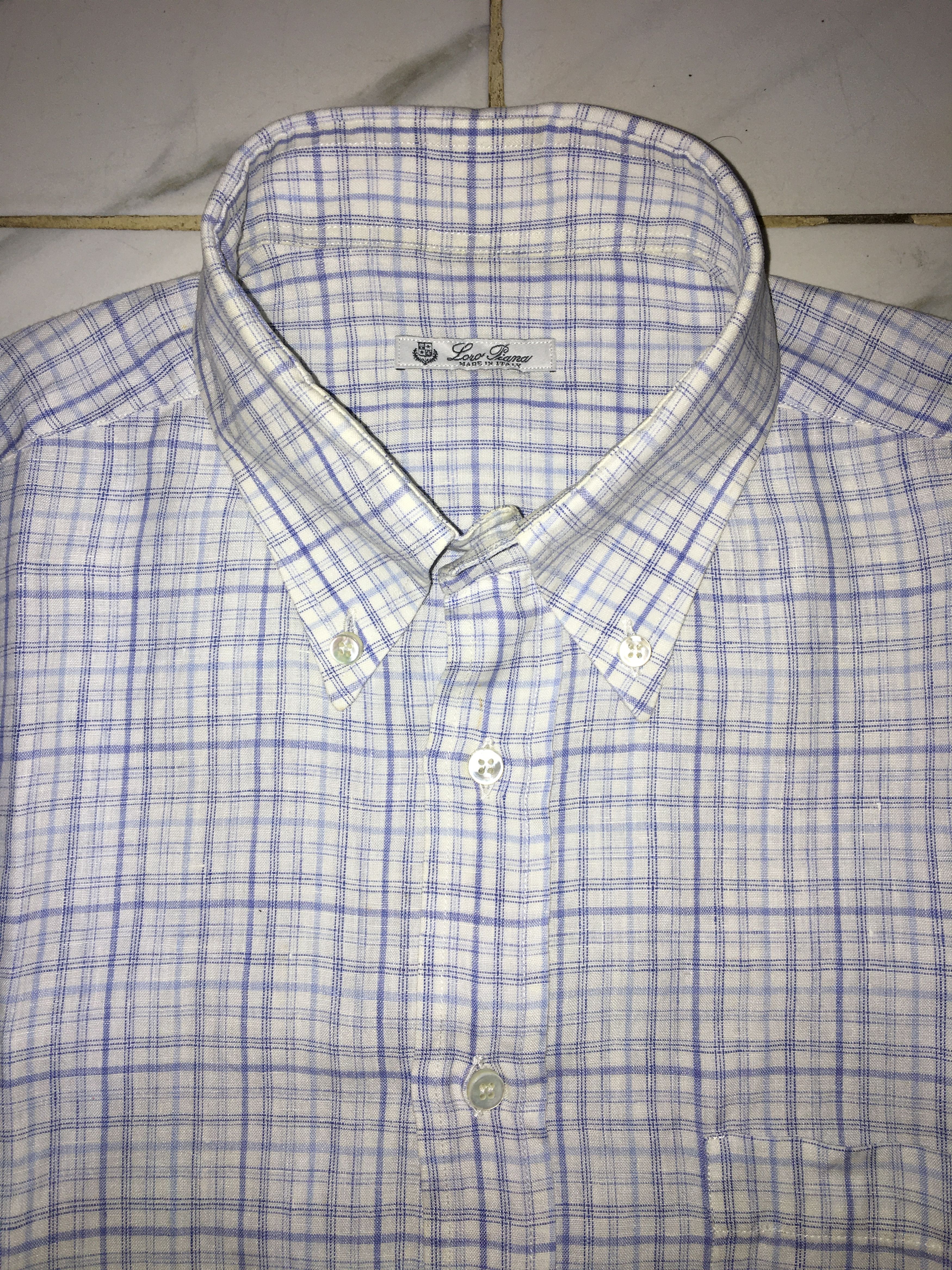 Loro Piana Loro Piana Button Ups Size US XL / EU 56 / 4 - 2 Thumbnail