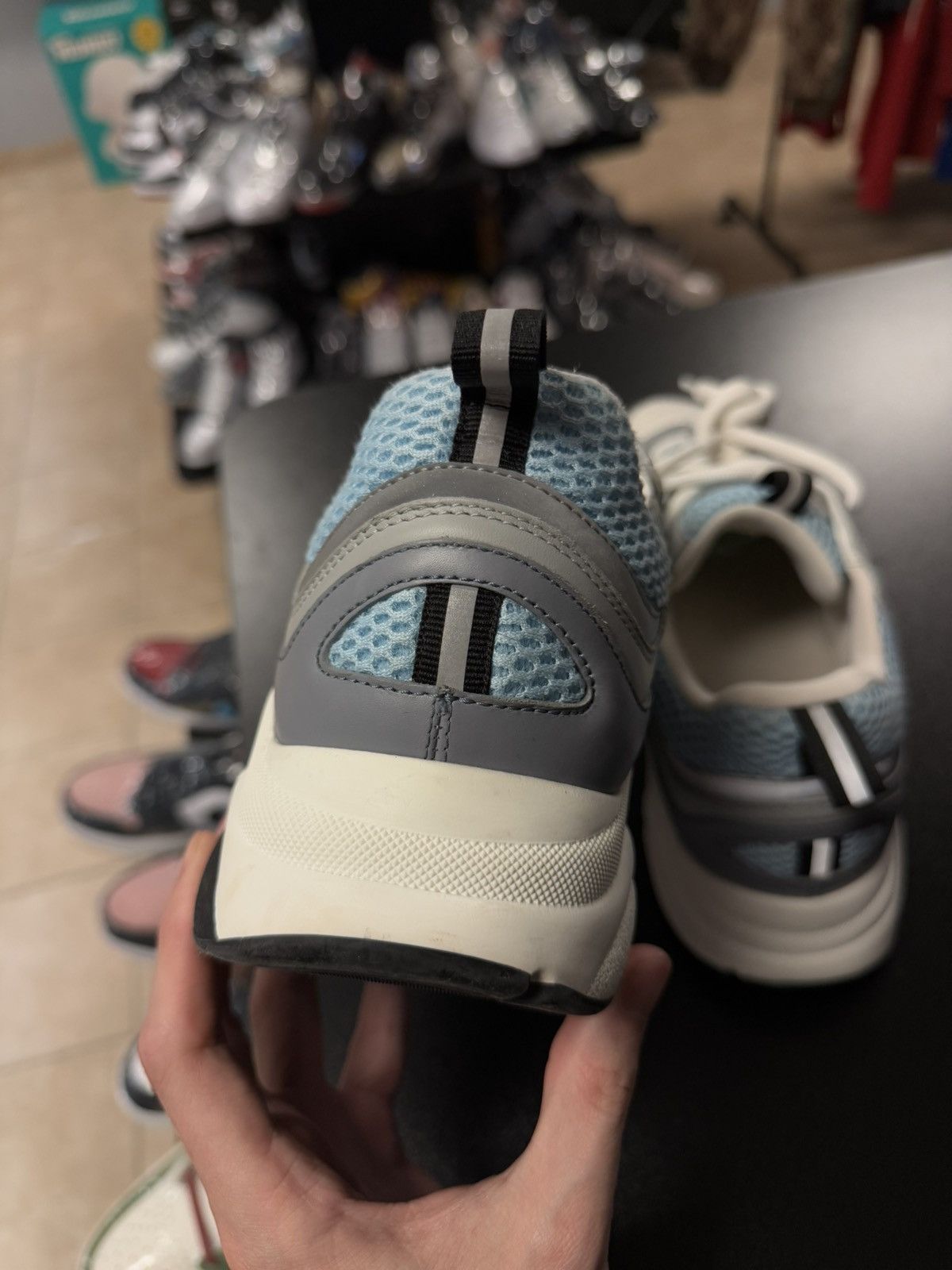Dior Dior B22 Blue White Size 44EU/11US Clean 🧼 Size US 11 / EU 44 - 10 Thumbnail